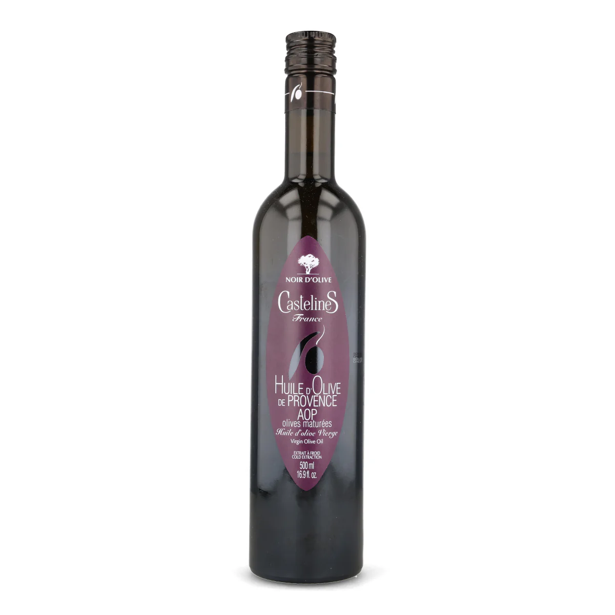 Moulin Castelas AOP Provence Virgin Black Olive Oil, 500ml