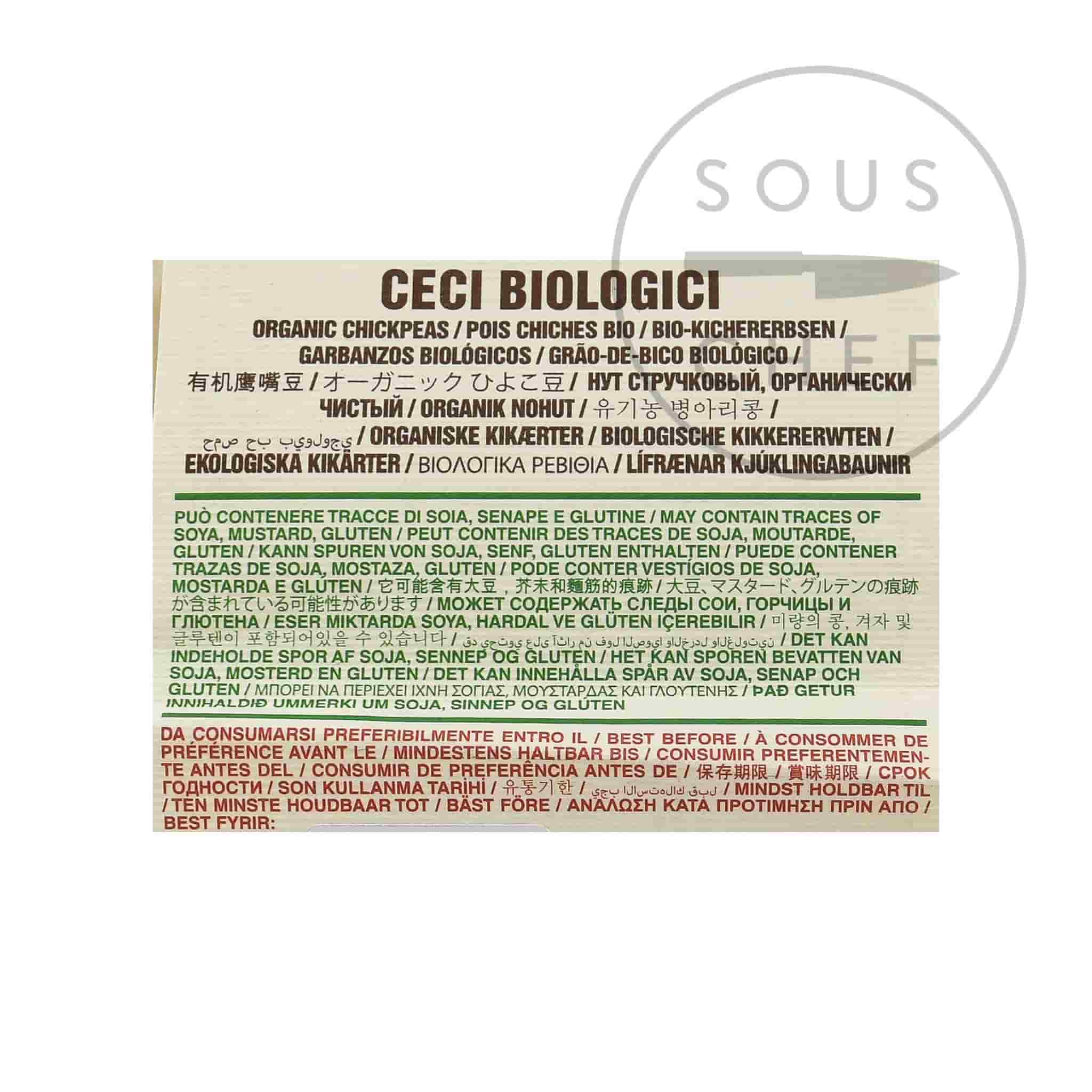 Mulino Marino Organic Chickpeas, 1kg - Image 2