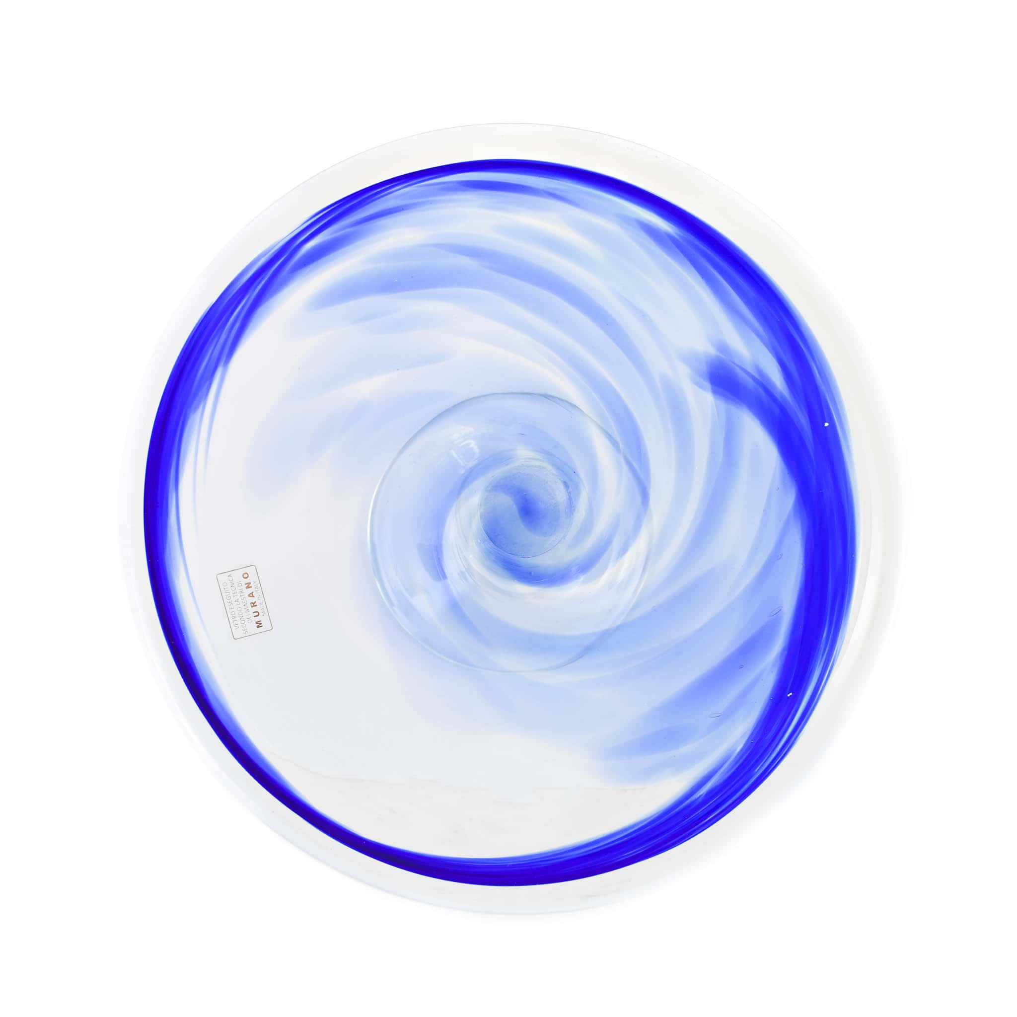 Murano Glass Blue Cake Stand, 25cm - Image 3