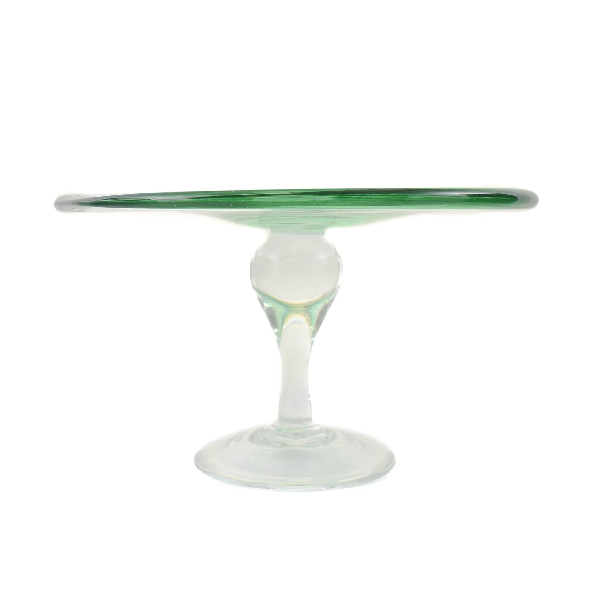 Murano Glass Green Cake Stand, 25cm - Image 2