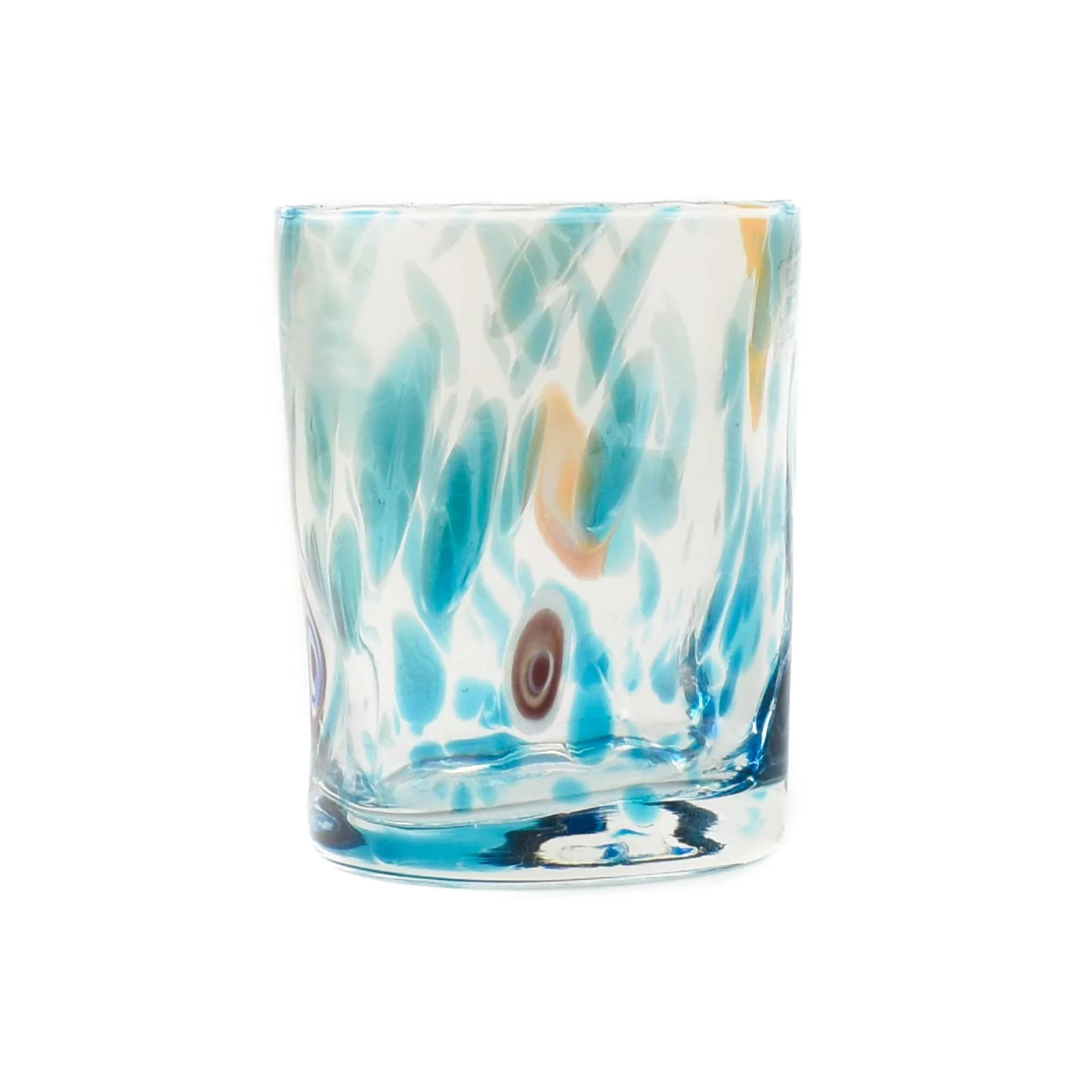 Murano Glass Tumbler, Aquamarine - Image 5