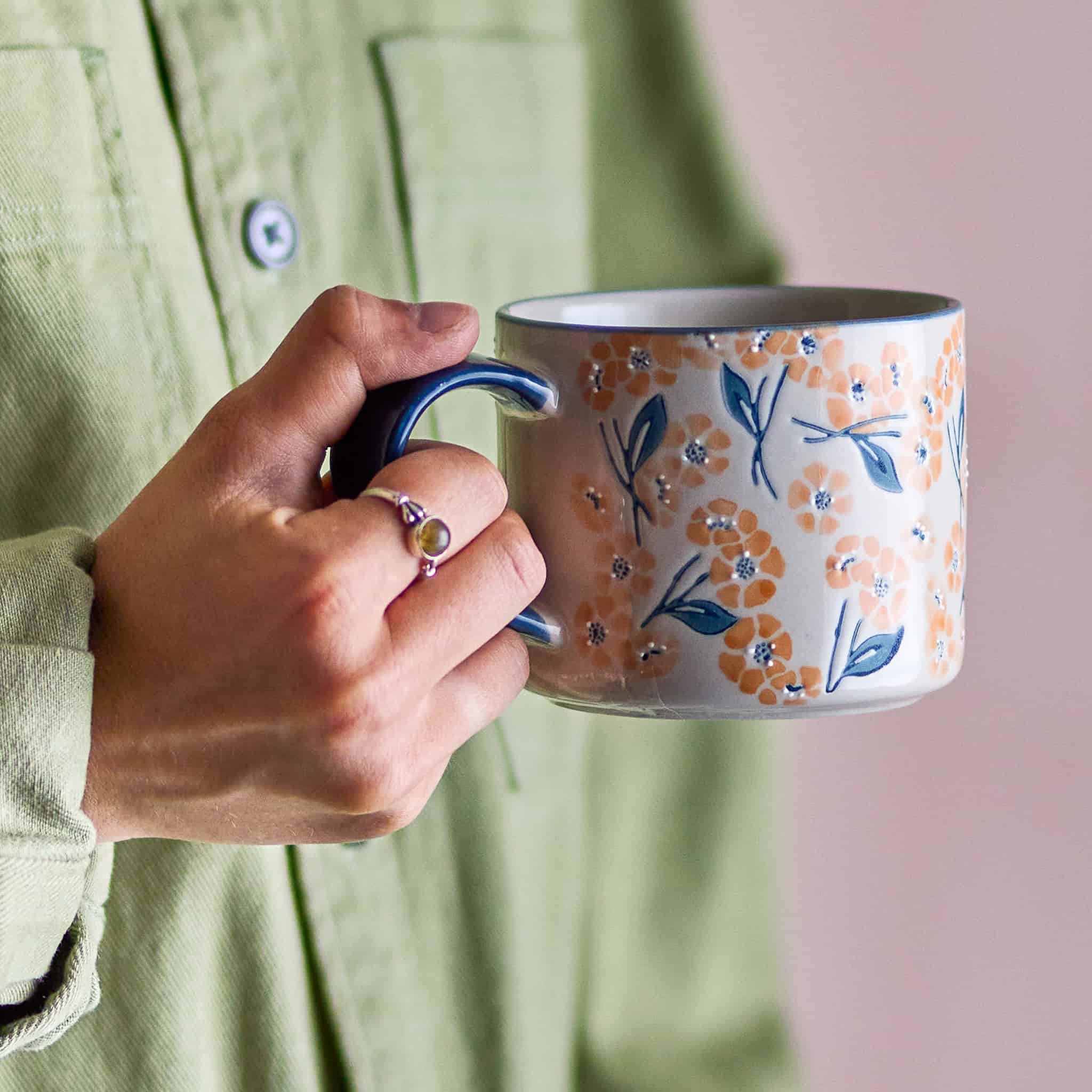 Myah Floral Mug, 9.5cm - Image 2