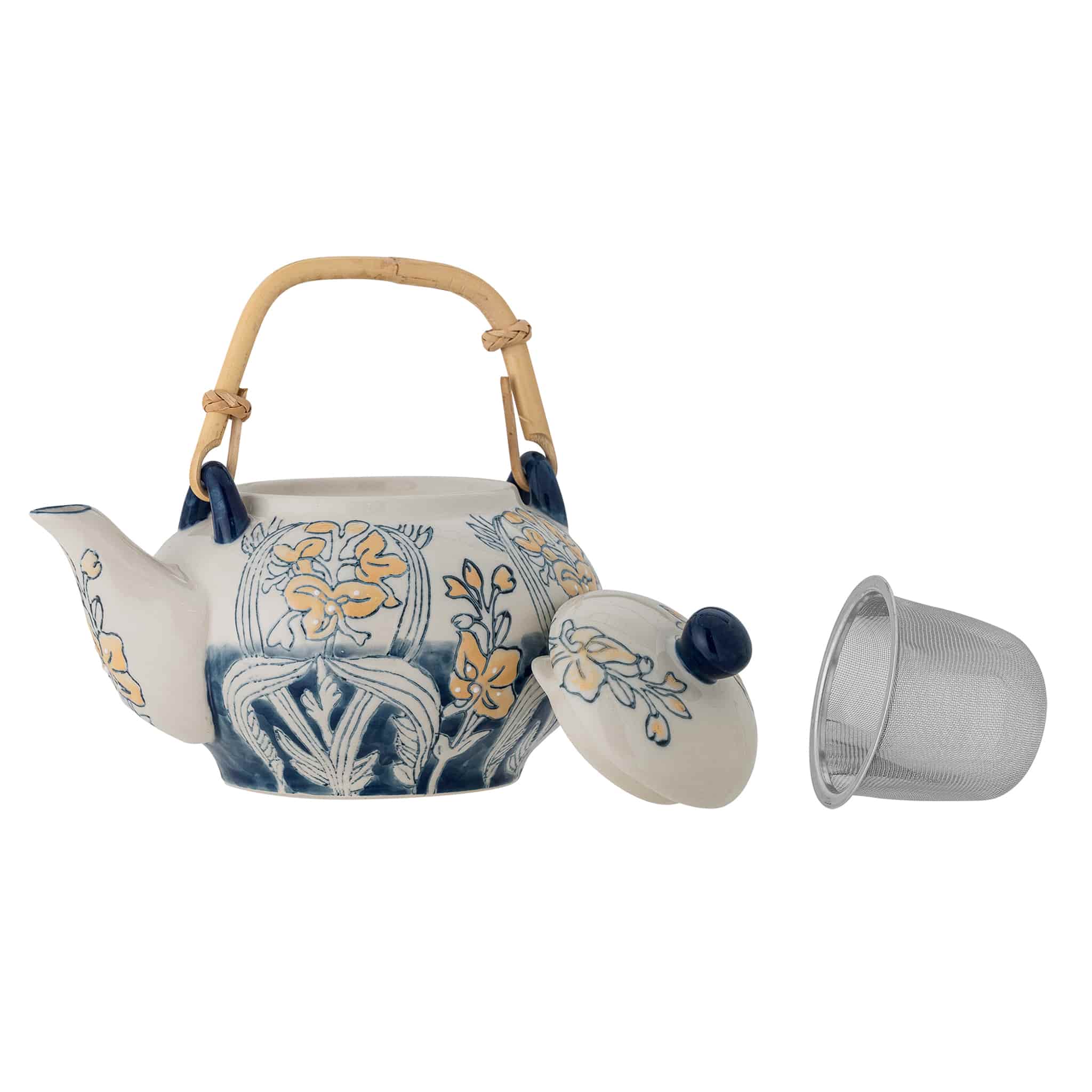 Myah Floral Teapot with Teastrainer, 15cm - Image 3