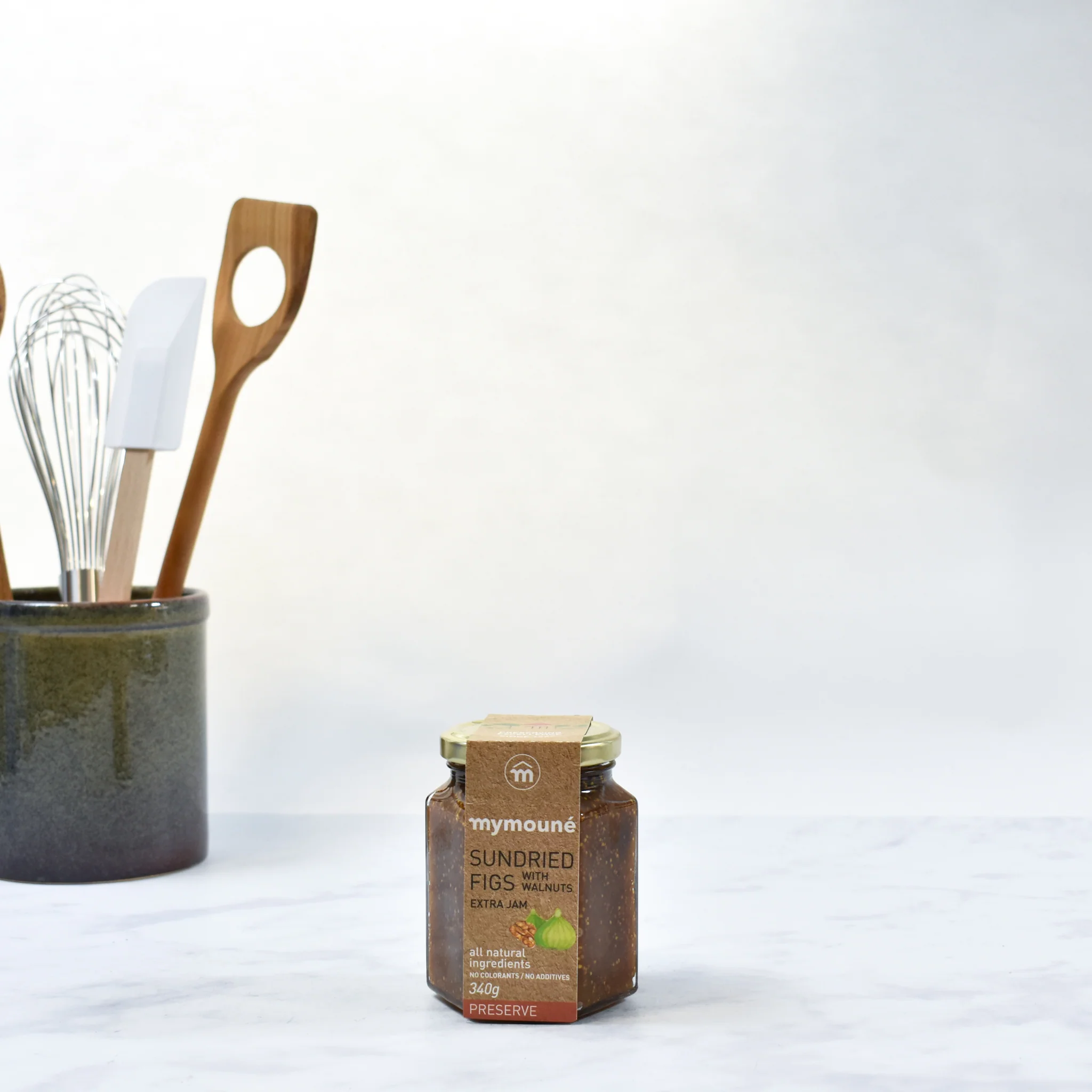 Mymoune Fig Jam with Walnuts, 340g - Image 3