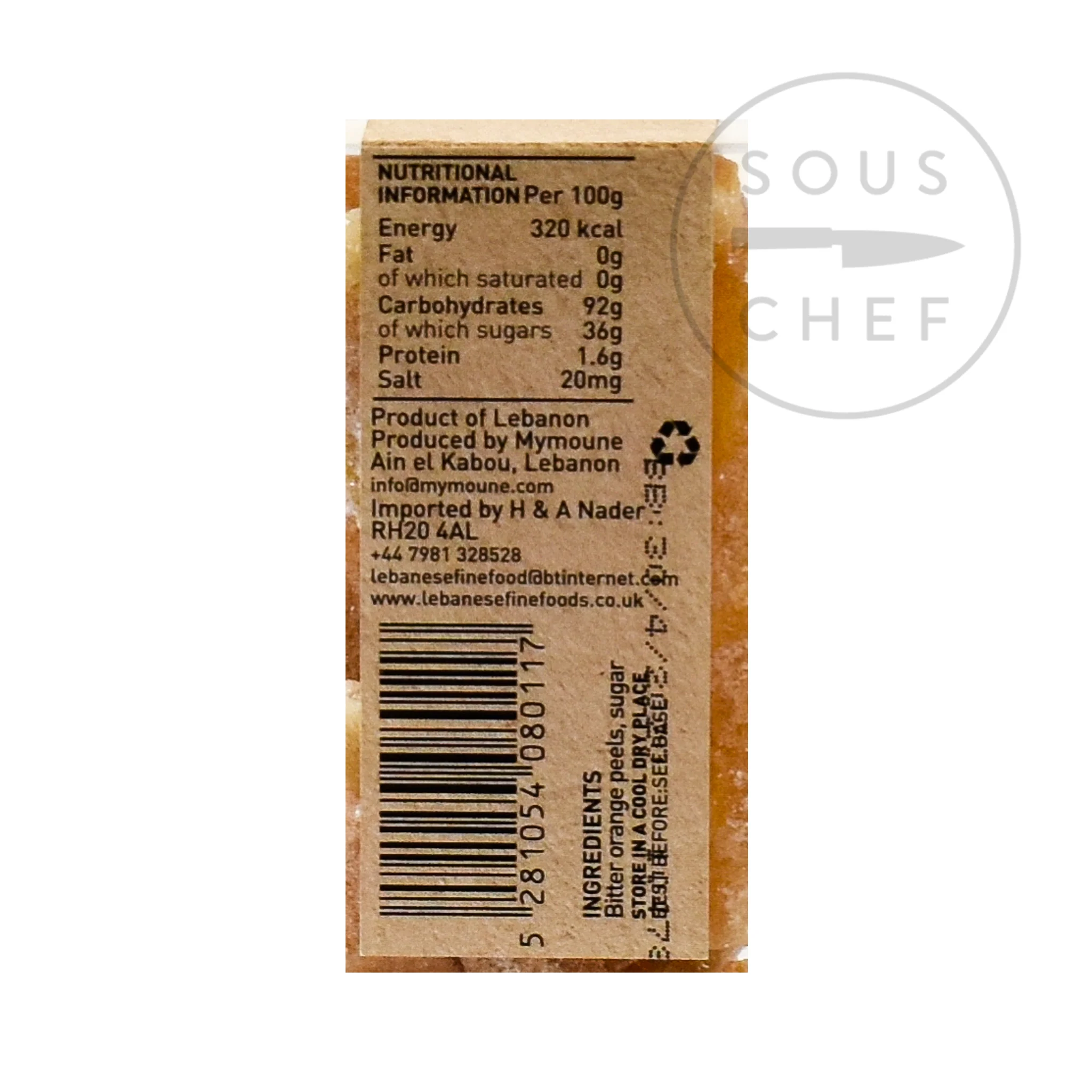 Mymoune Sugared Bitter Orange Peel, 150g - Image 3