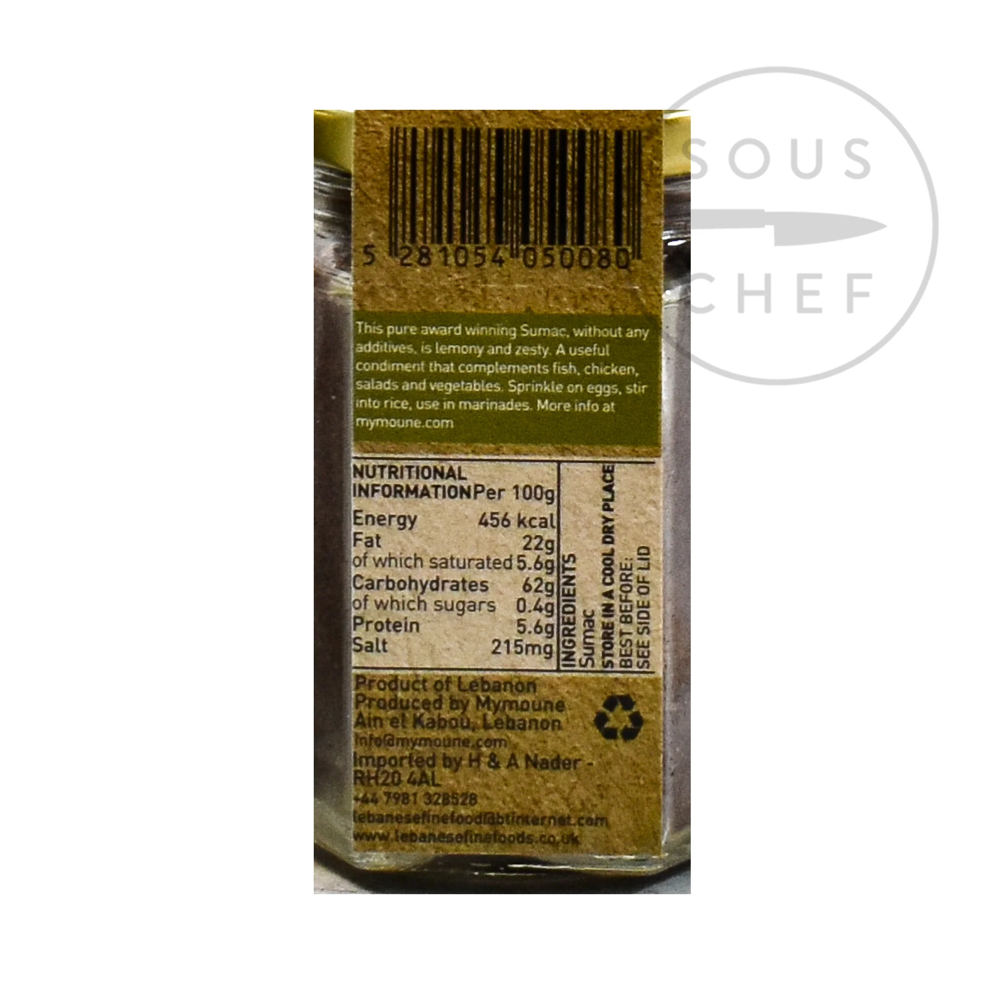 Mymoune Sumac, 100g - Image 2