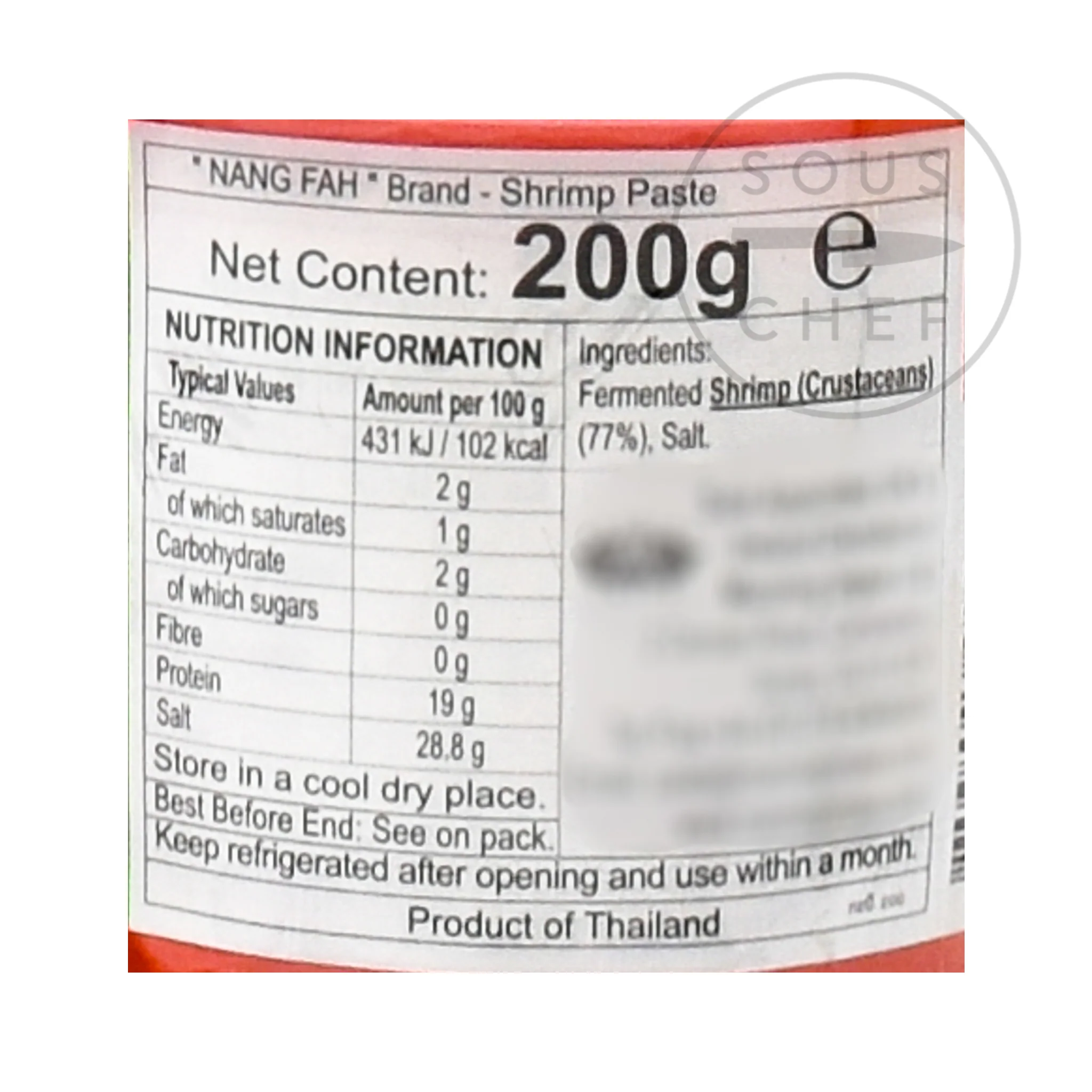 Thai Shrimp Paste, 200g - Image 2