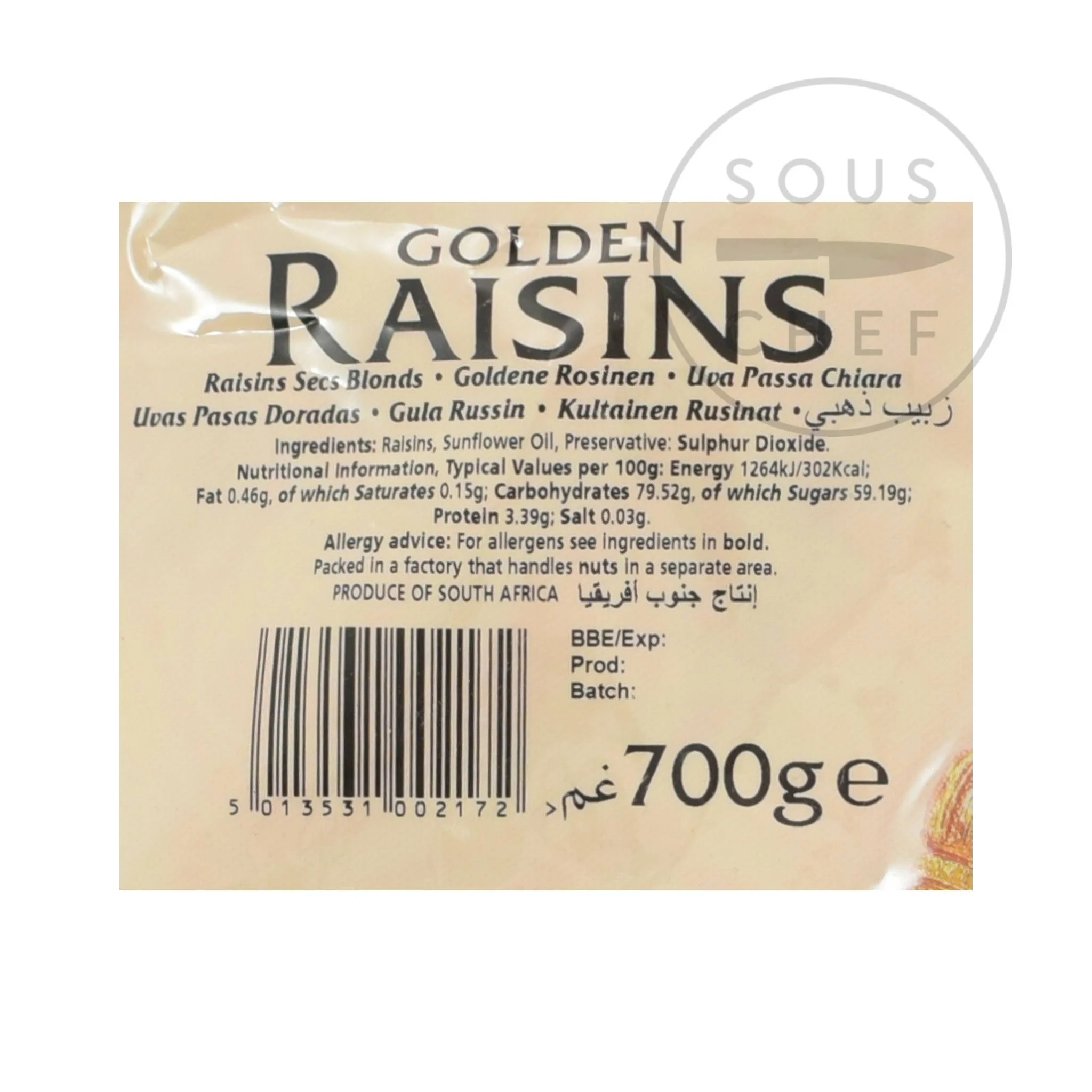 Natco Golden Raisins, 700g - Image 2