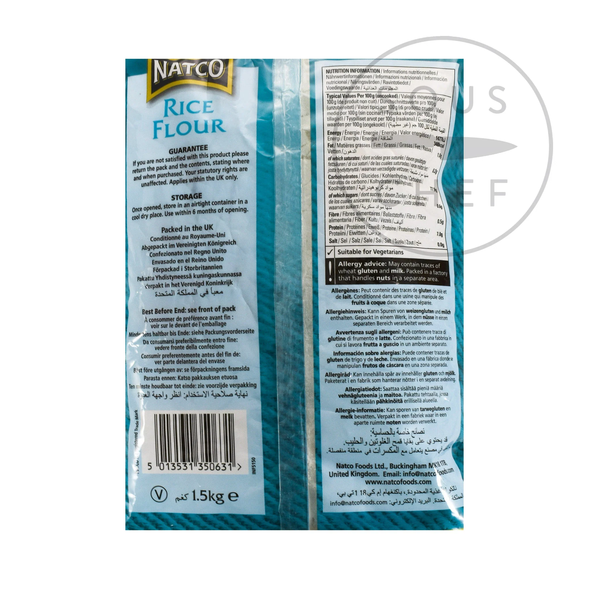 Natco Rice Flour, 1.5kg - Image 2