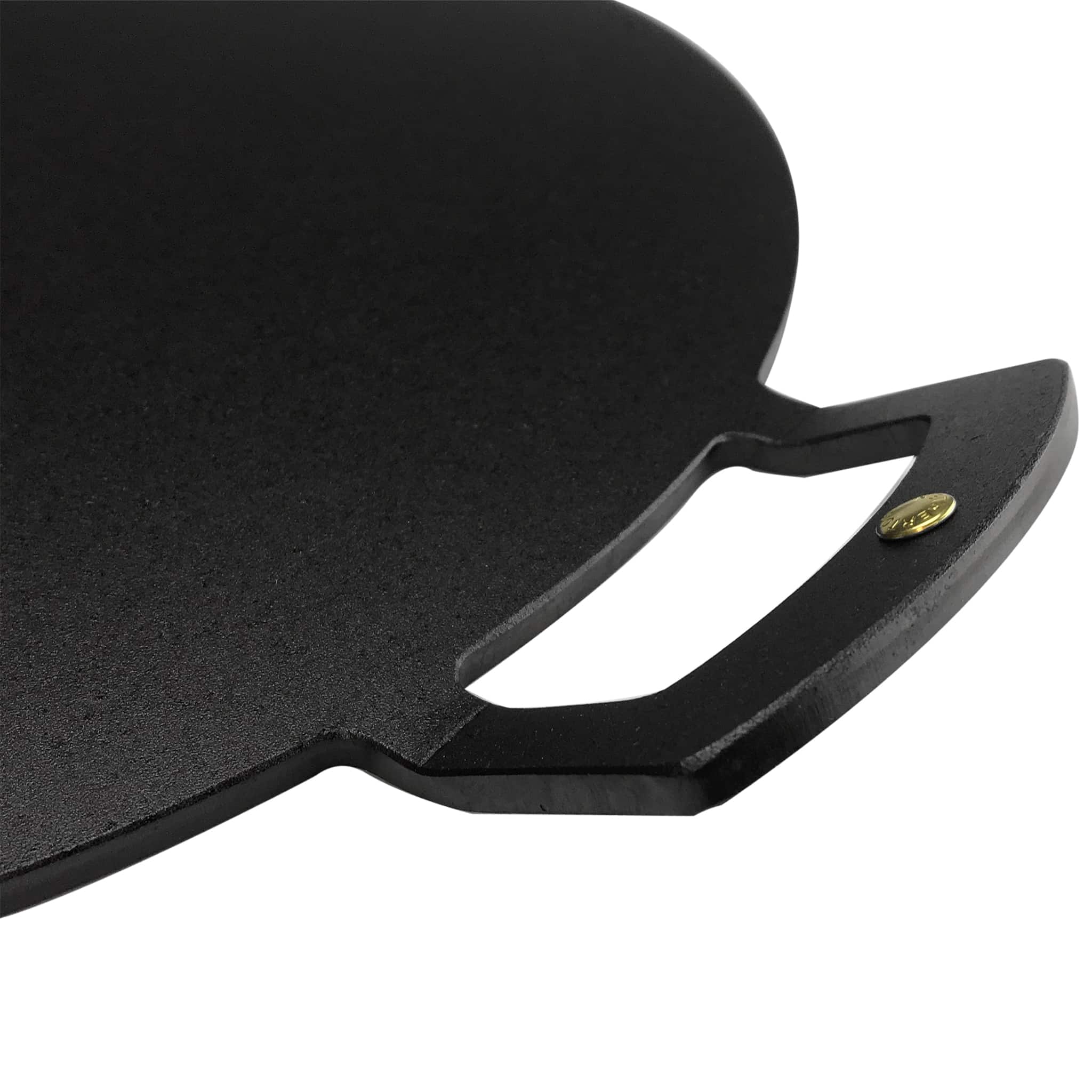 Netherton Foundry Spun Iron Baking Griddle with Handles, 12" - Image 2