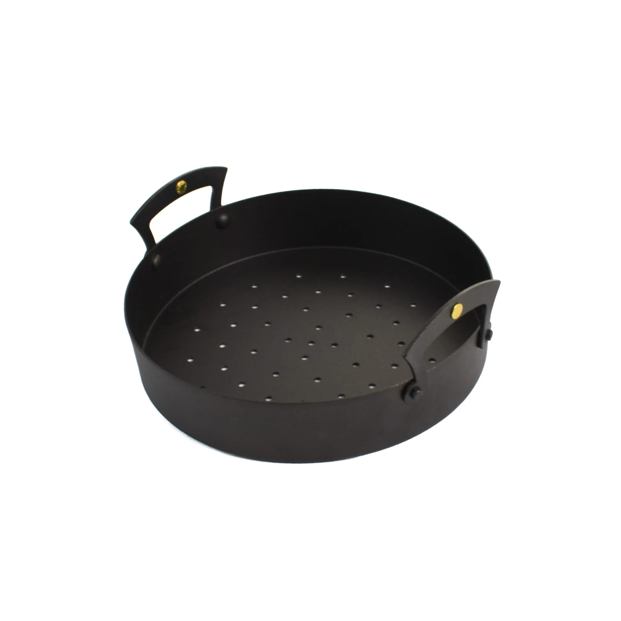 Netherton Foundry Spun Iron Chestnut & Barbecue Pan - Image 2