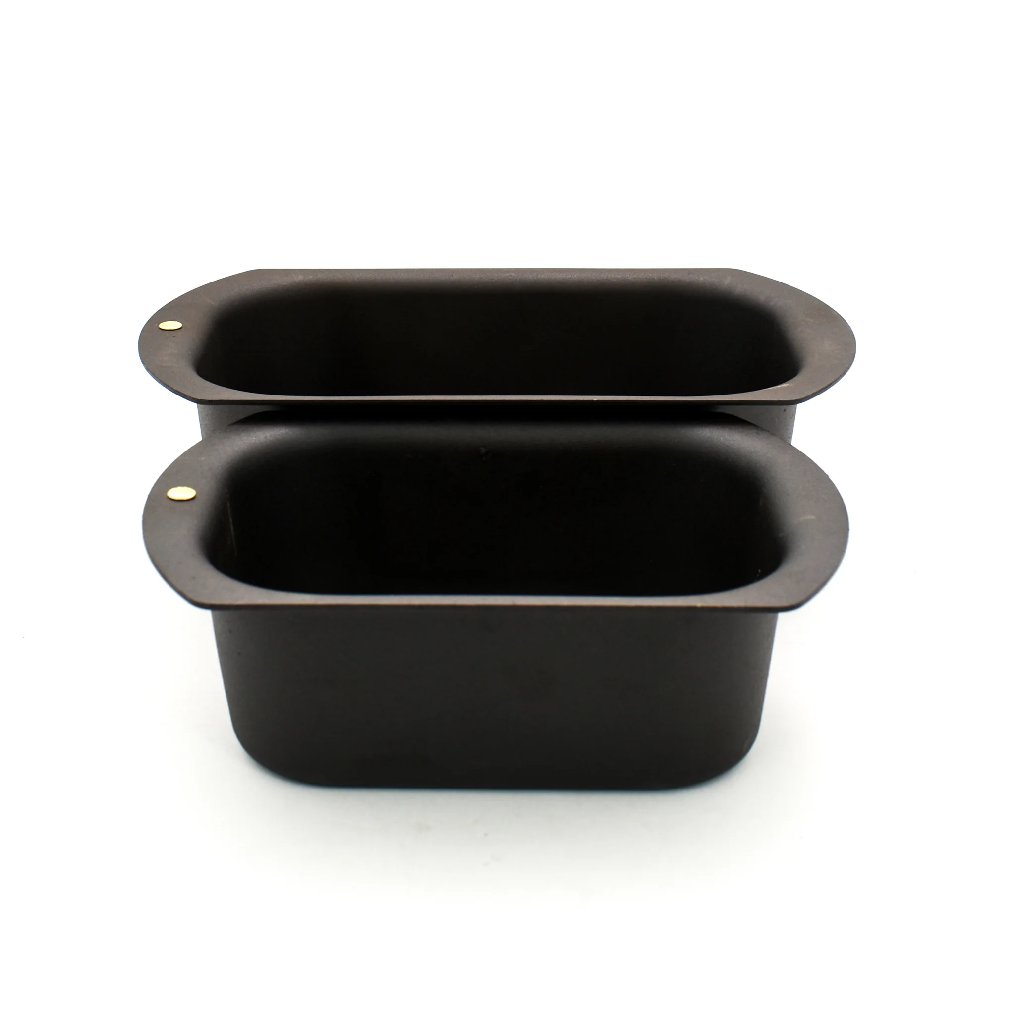 Set of 2 Netherton Foundry Spun Iron Loaf Tins
