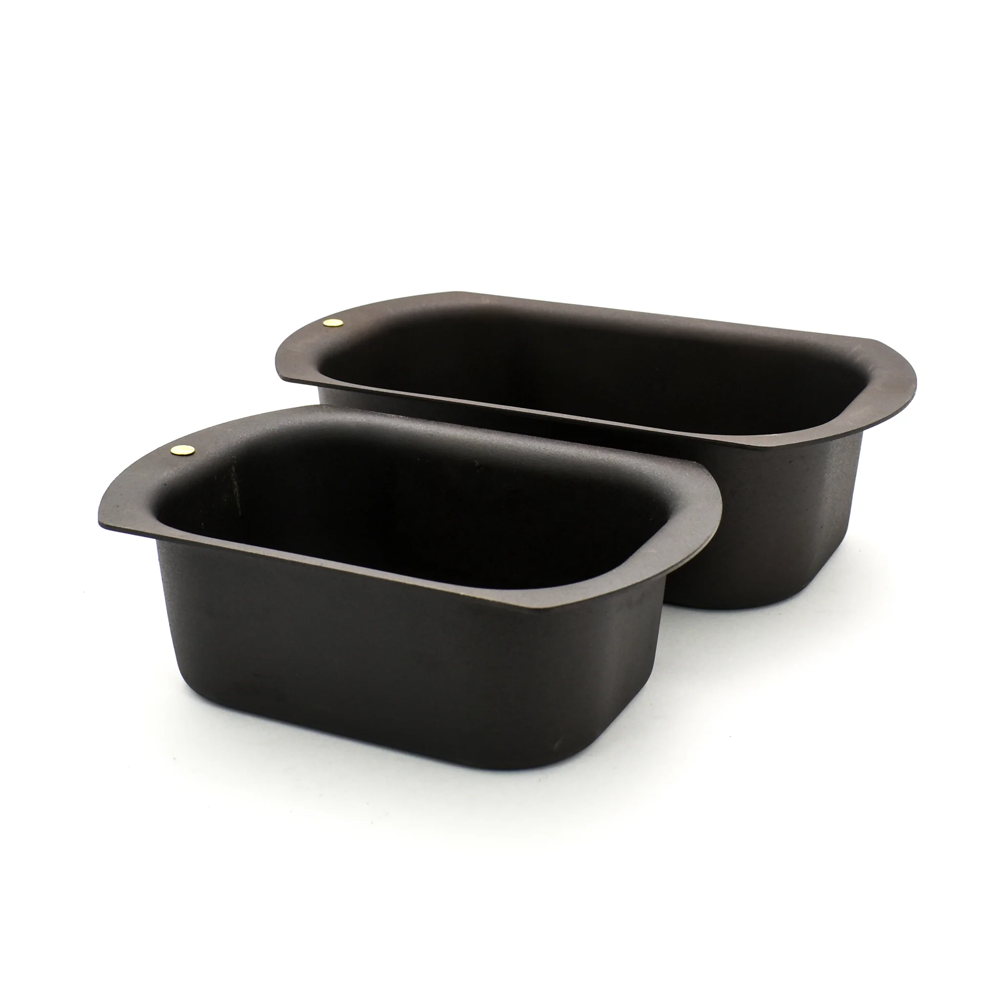 Set of 2 Netherton Foundry Spun Iron Loaf Tins - Image 2