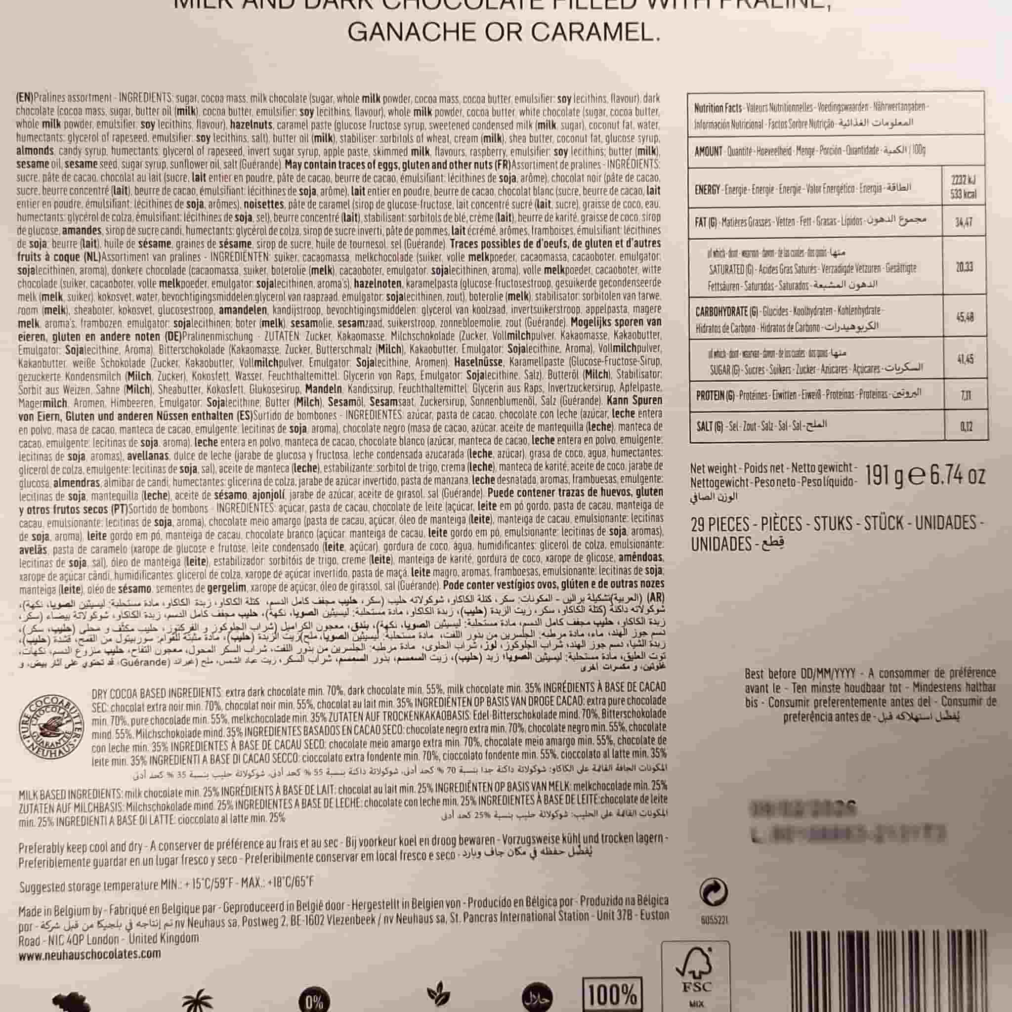 Neuhaus Magritte Chocolate Box, 191g - Image 3