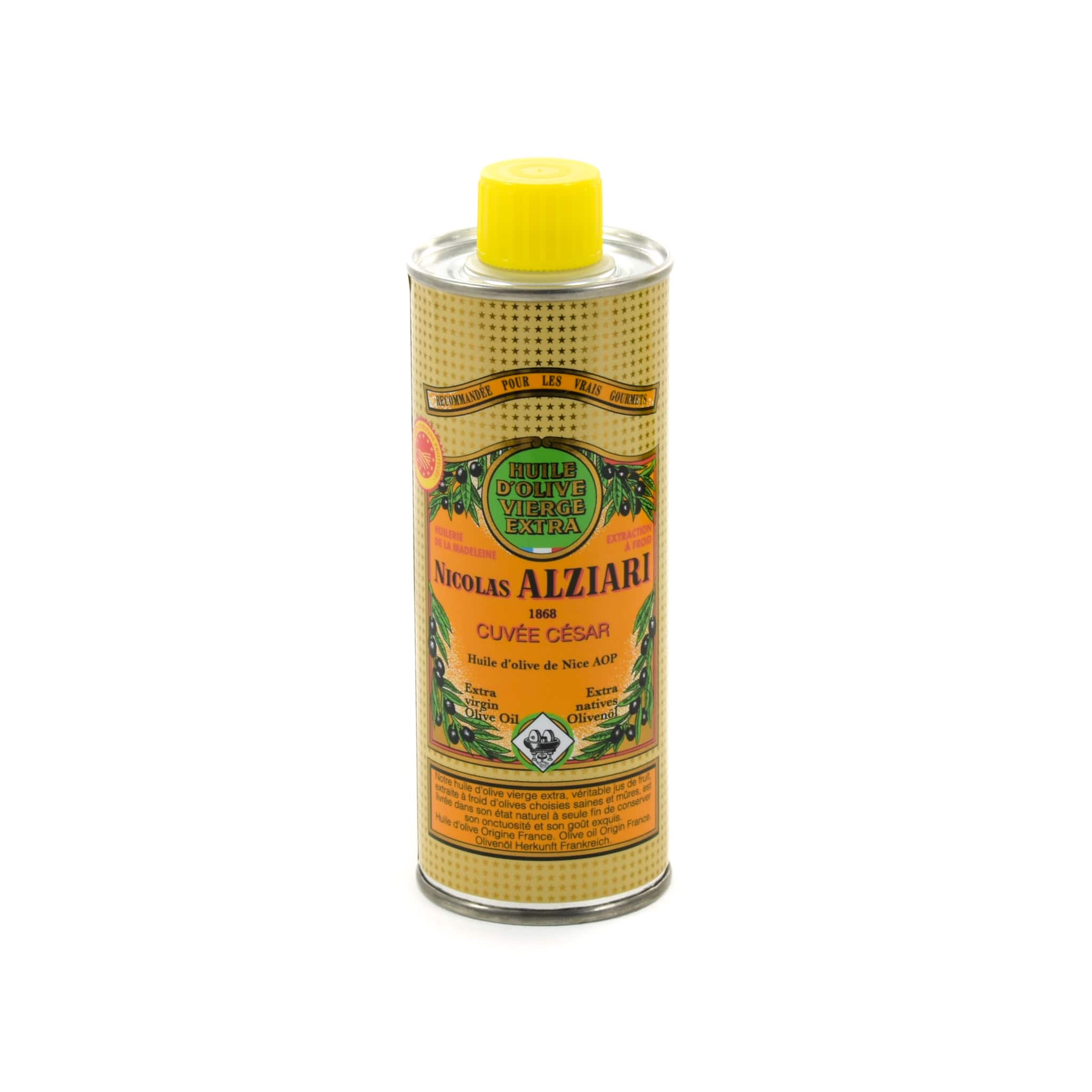 Nicolas Alziari DOP 'Cuvee Cesar' Olive Oil from Provence, 250ml