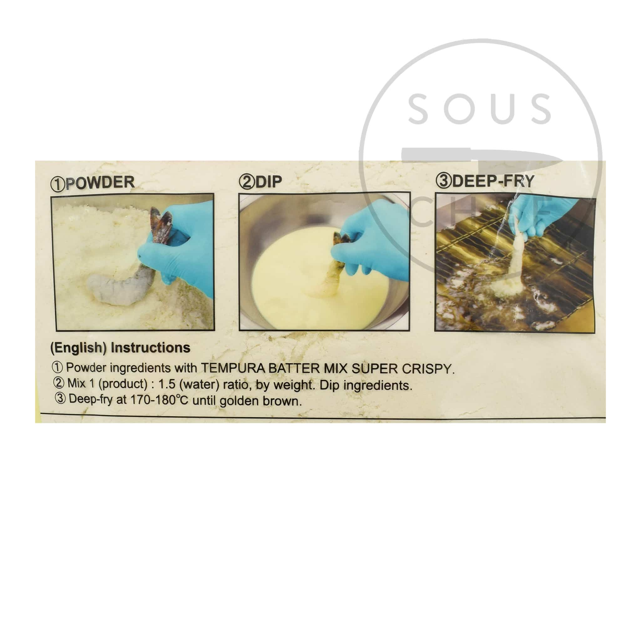 Nihon Shokken Tempura Batter Mix Super Crispy, 1.5kg - Image 2