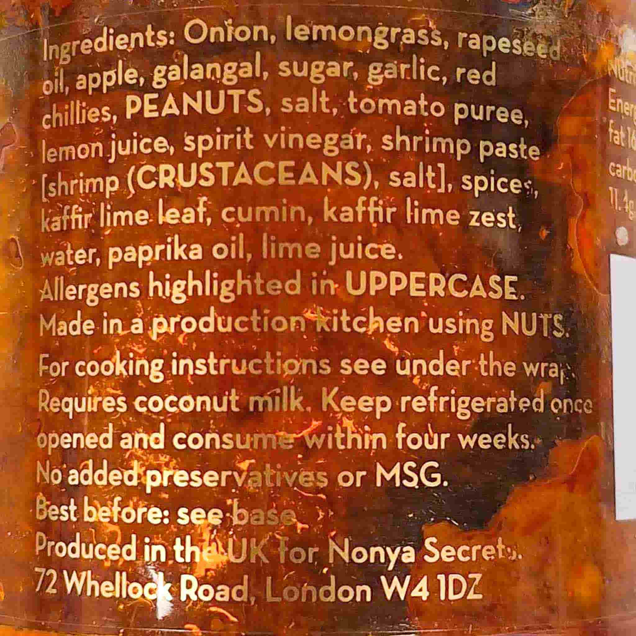 Nonya Secrets Panang Curry Mix, 170g - Image 3