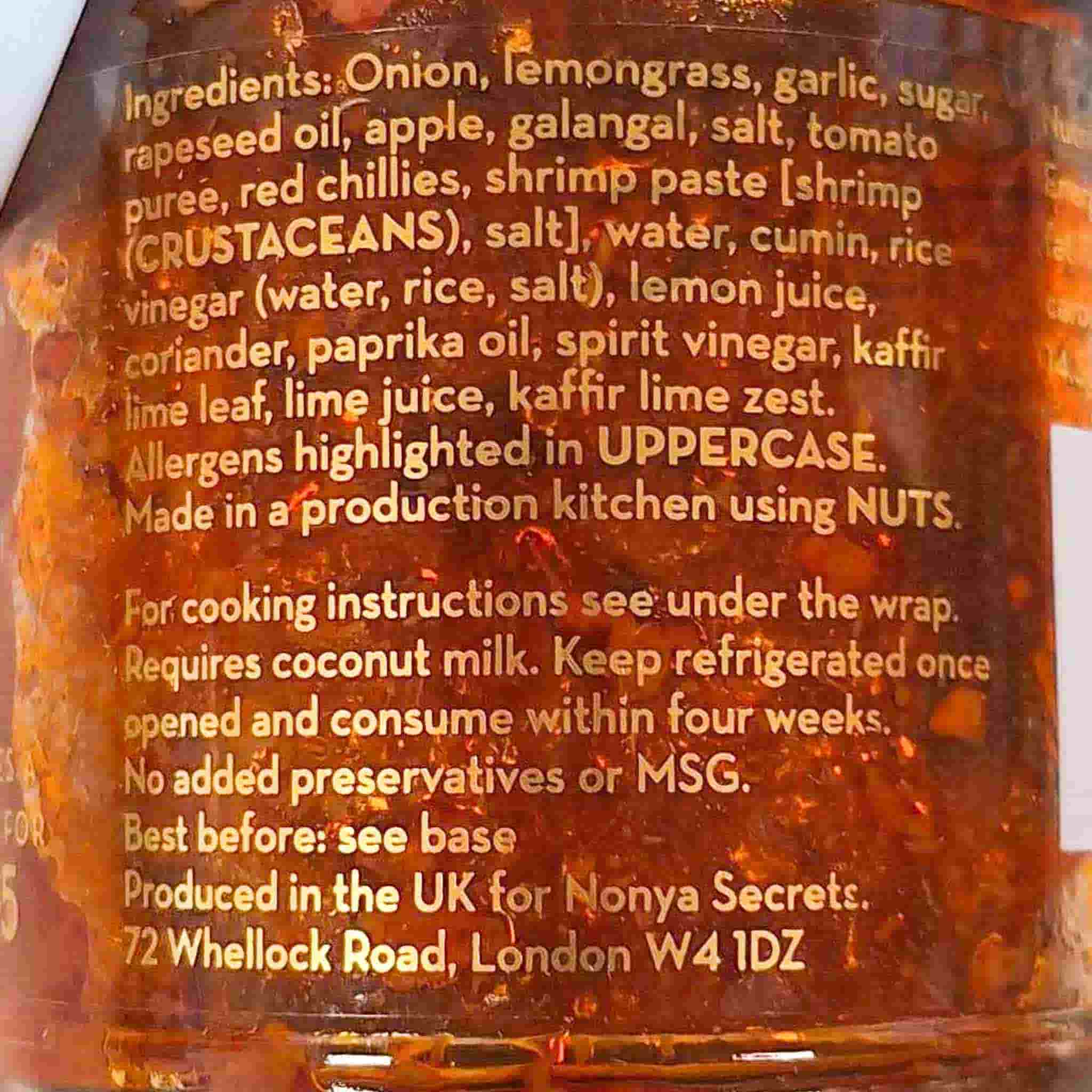 Nonya Secrets Red Curry Mix, 170g - Image 2
