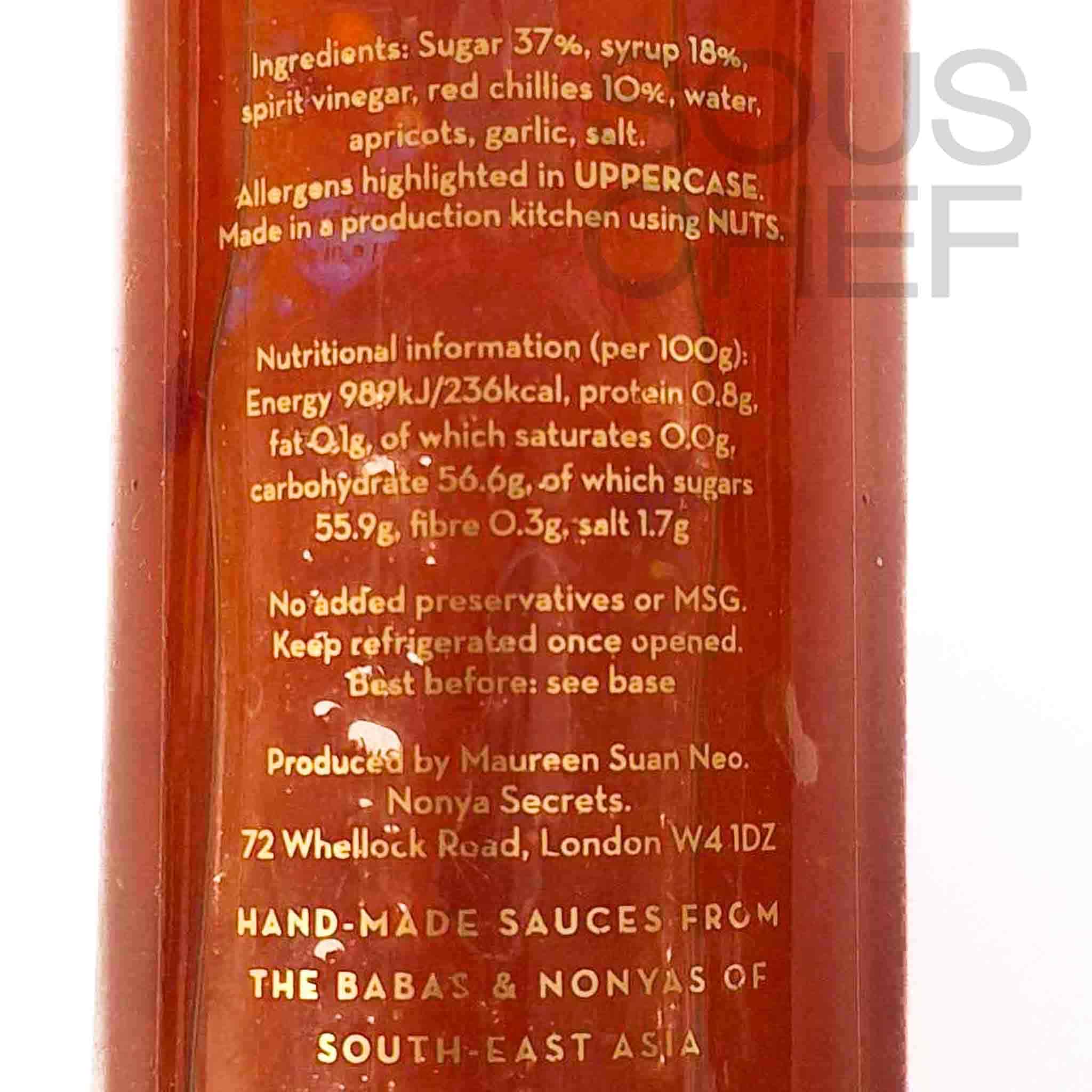 Nonya Secrets Sweet Chilli Sauce, 250ml - Image 2