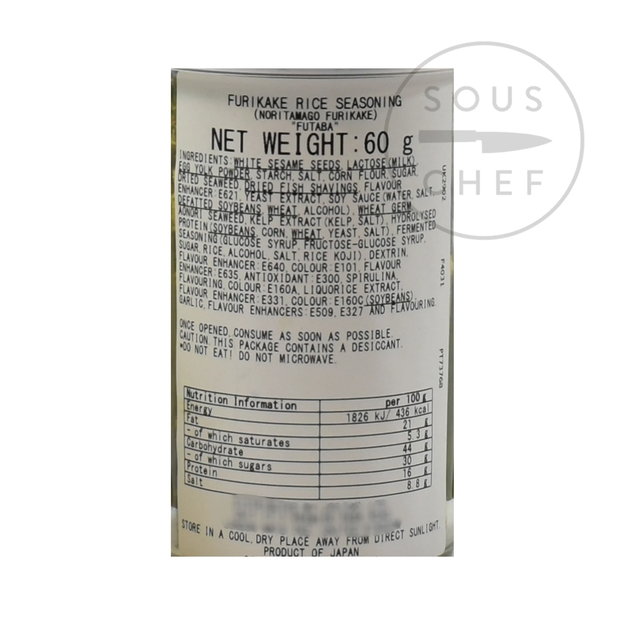 Noritamago Furikake Rice Seasoning, 60g - Image 2
