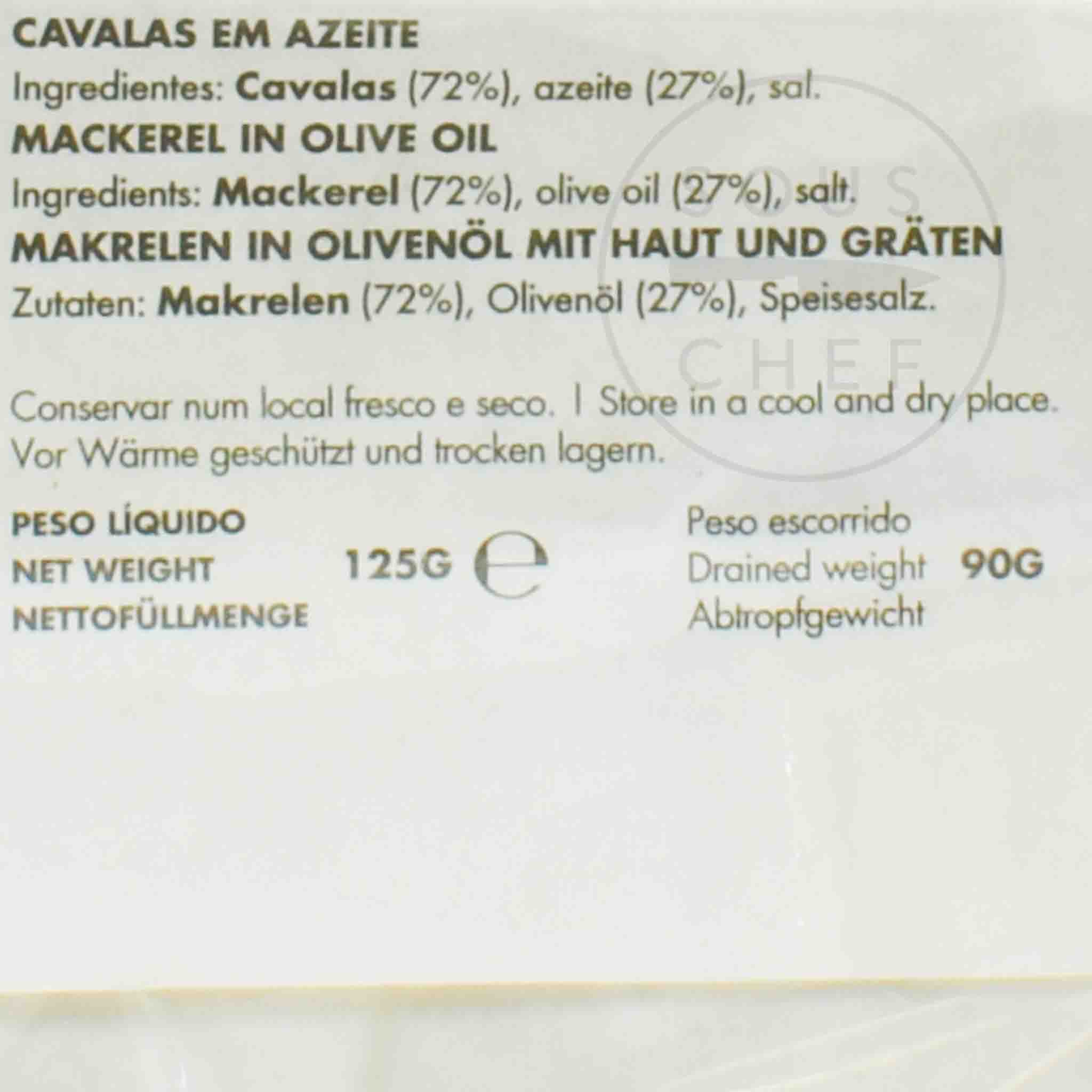 Nuri Mackerel in Olive Oil, 125g - Image 2