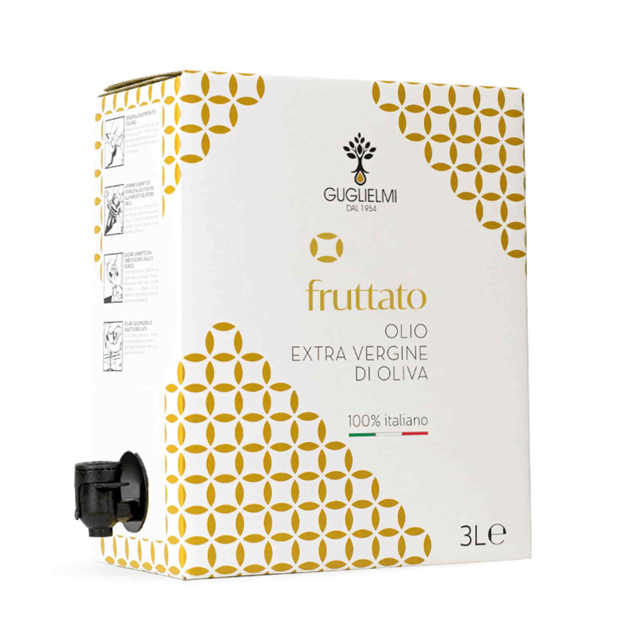 Olio Guglielmi Monogram Fruity Extra Virgin Olive Oil - Image 2