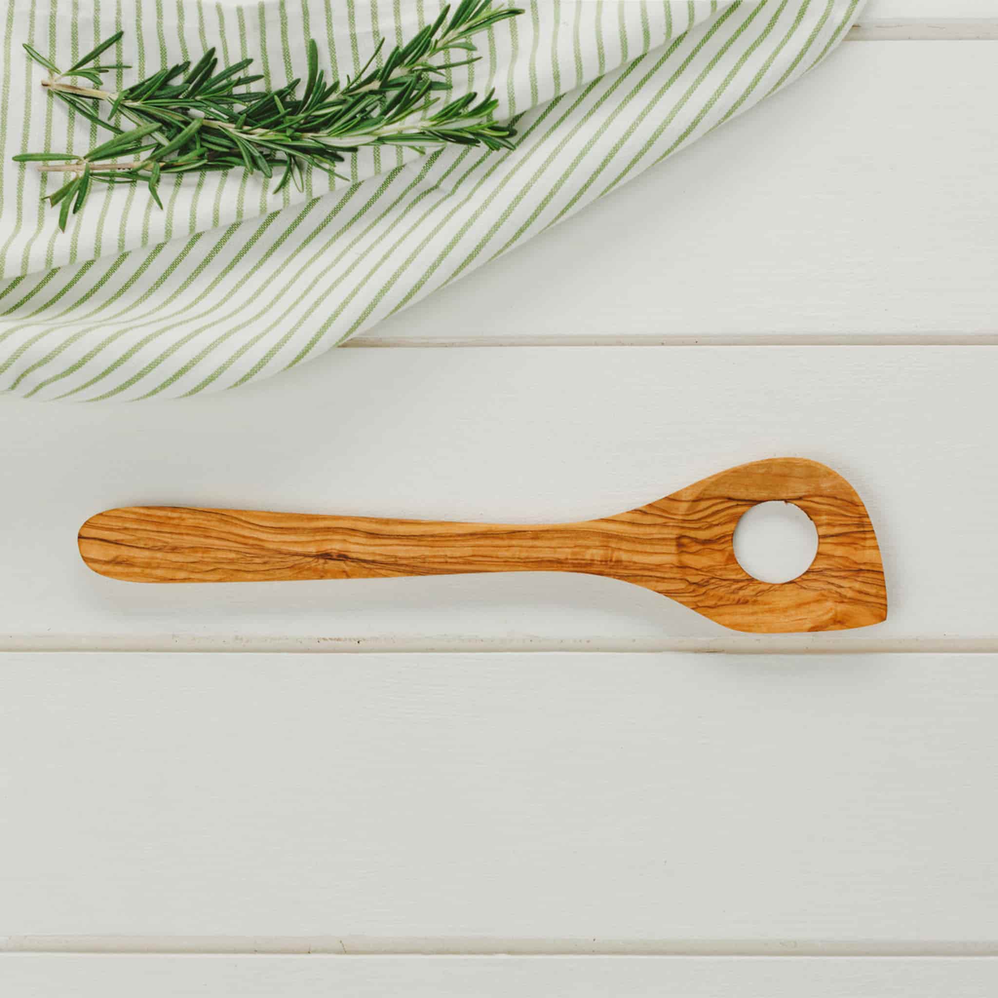 Olive Wood Risotto Spoon, 30cm - Image 2
