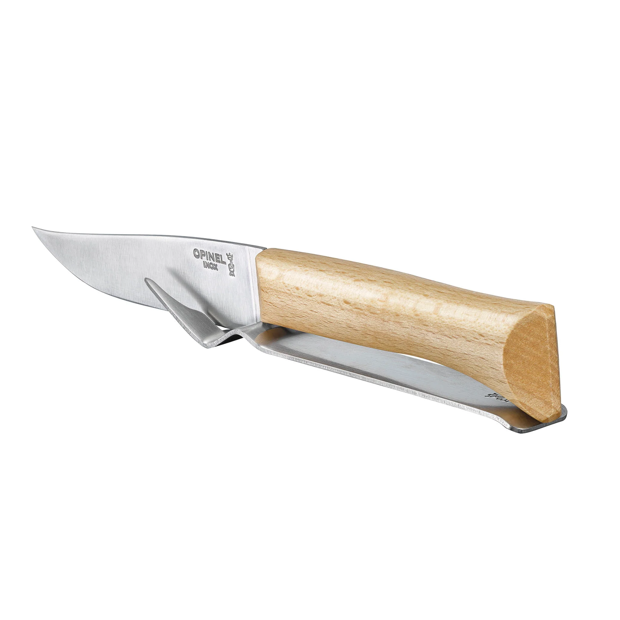 Opinel Cheese Knife & Fork Set - Image 2