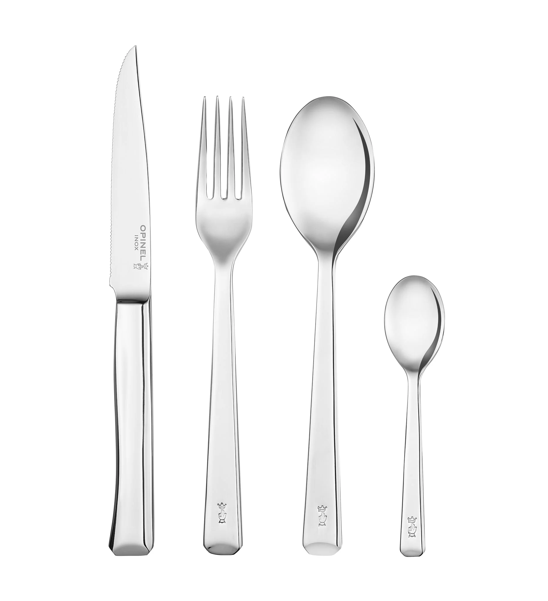 Opinel Perpetue 16 Piece Stainless Steel Cutlery Set - Image 3