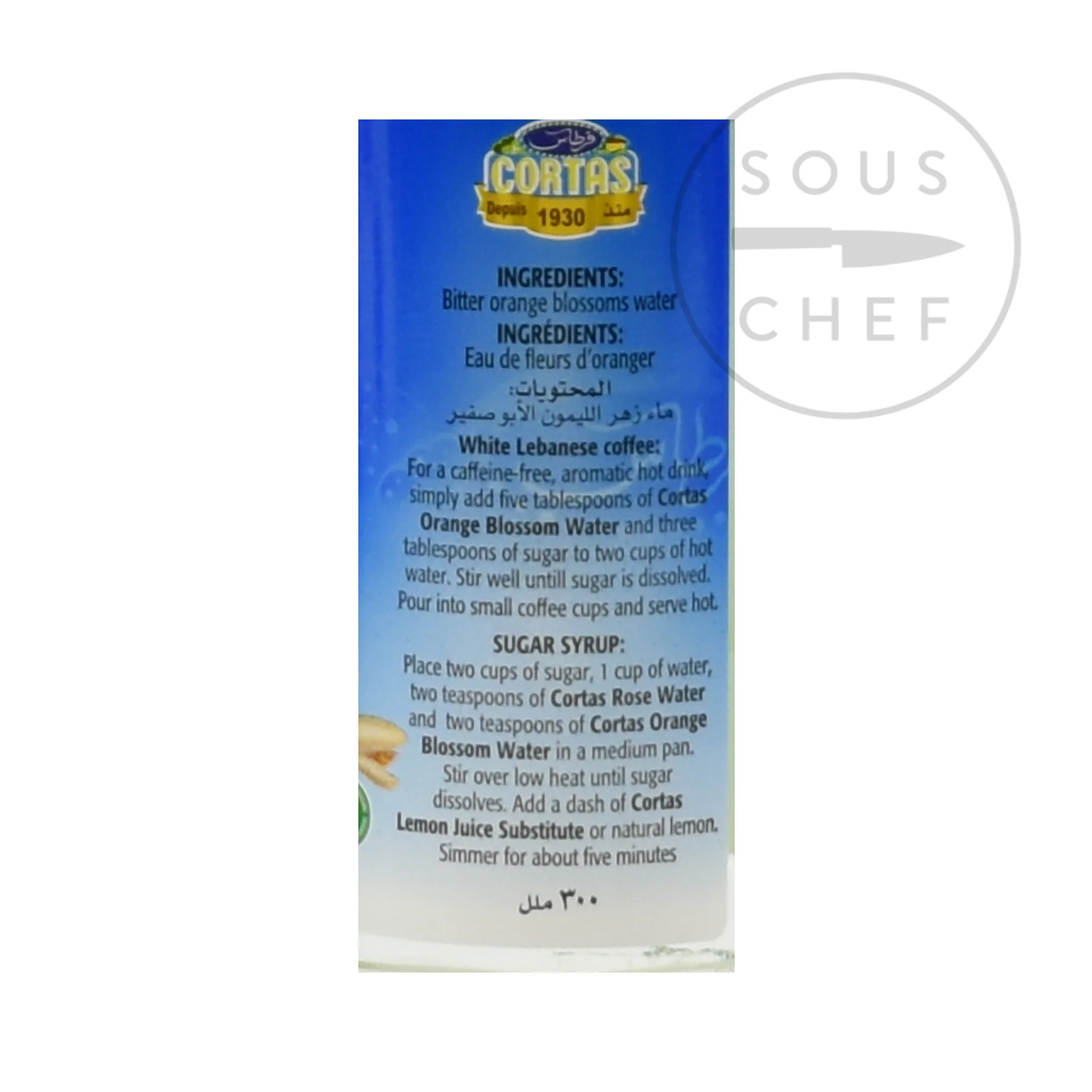 Orange Blossom Water, 300ml - Image 4