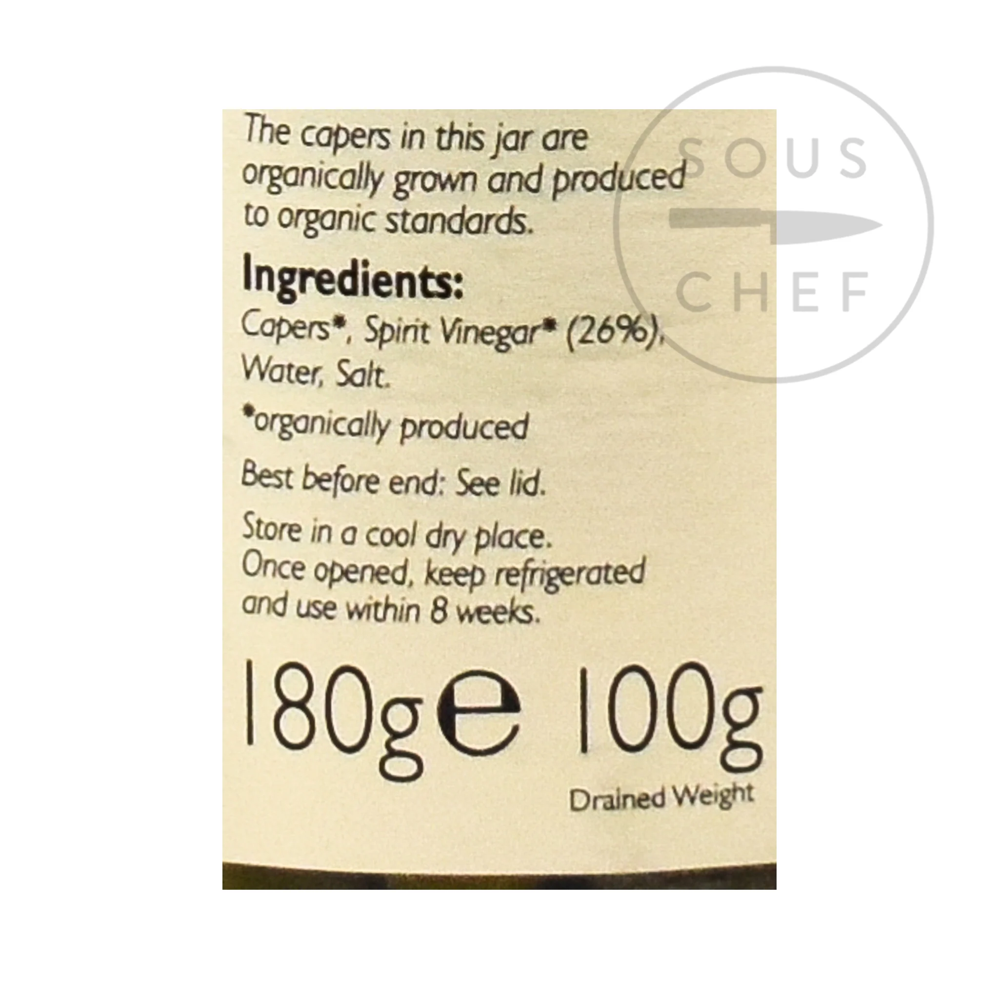 Organic Capers, 180g - Image 4