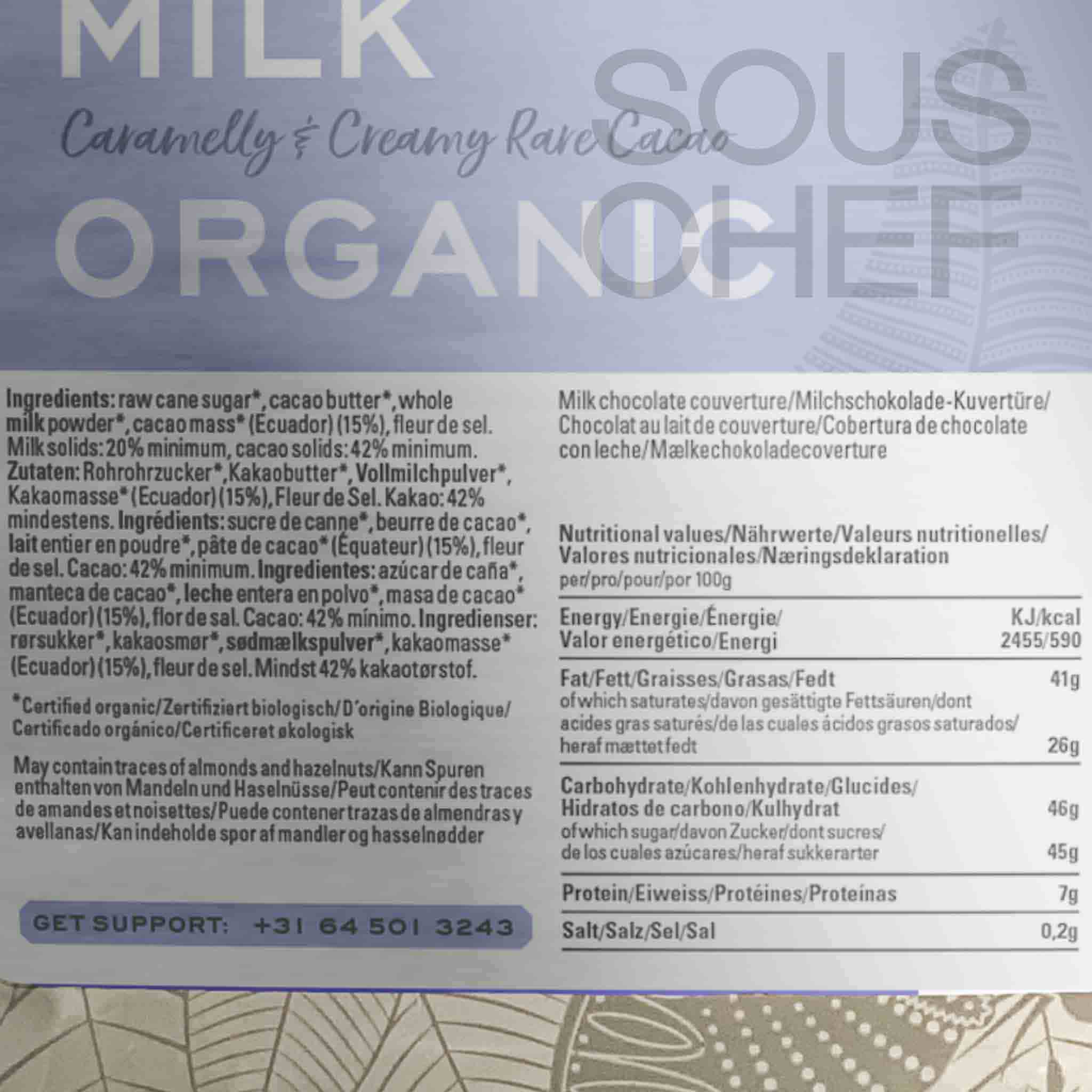 Original Beans 42% Esmeraldas Milk Couverture Chocolate, 2kg - Image 3