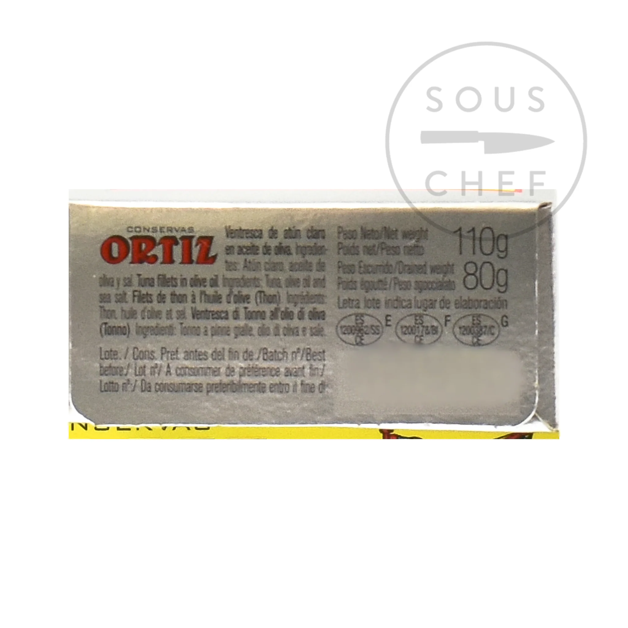 Ortiz Atun Claro Tuna Belly In Olive Oil - Ventresca, 110g - Image 2