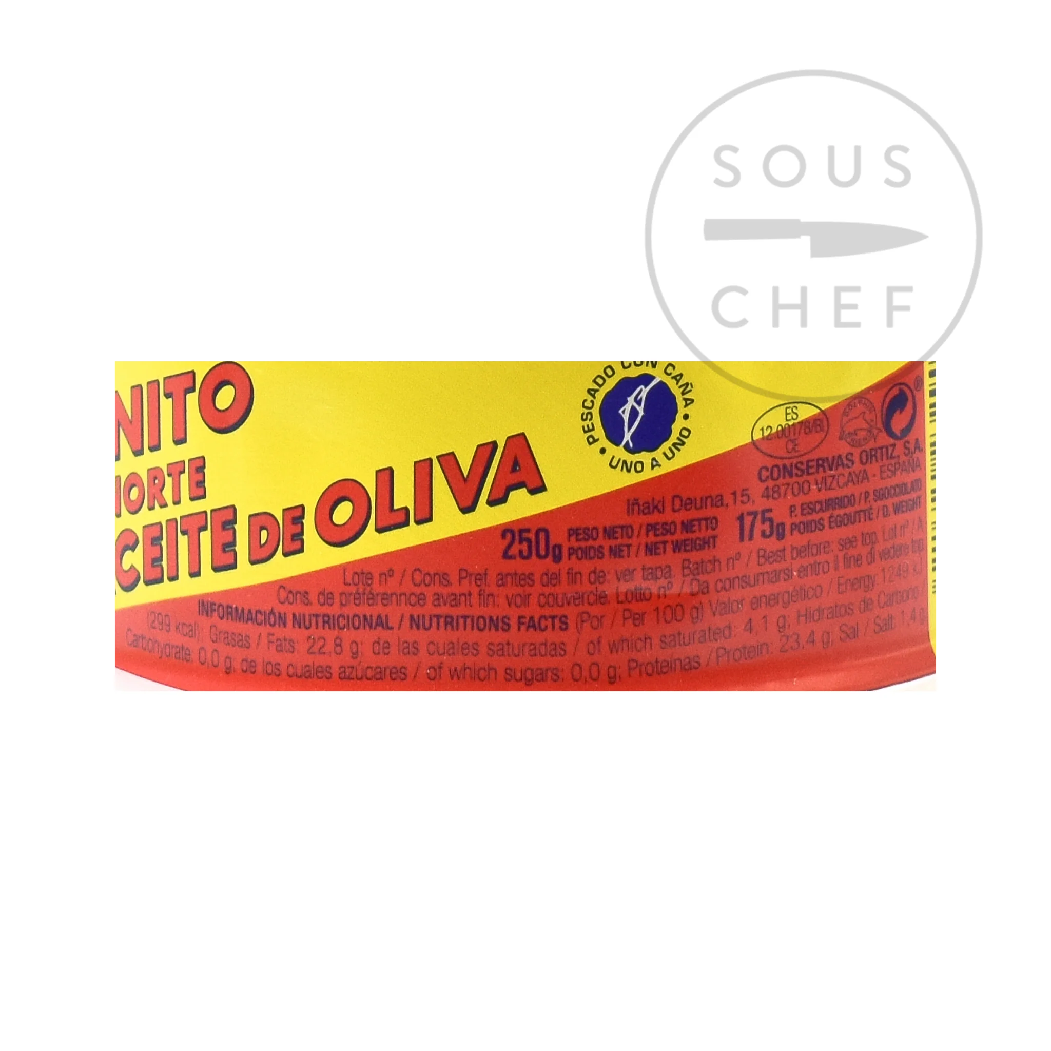 Ortiz Bonito Tuna Fillet In Olive Oil, 250g - Image 2
