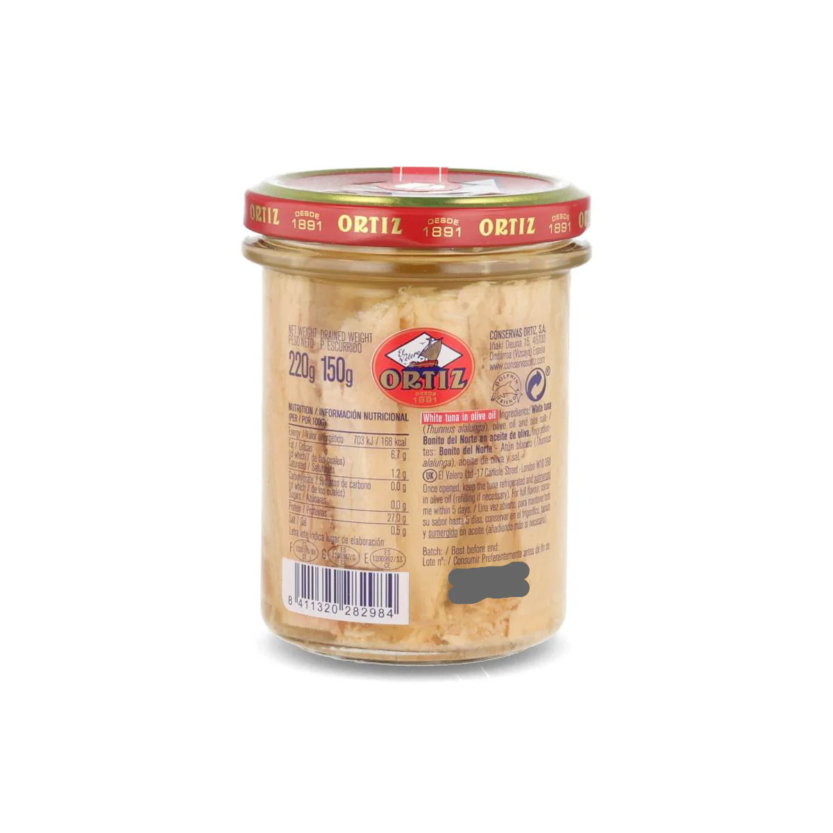 Ortiz Bonito Tuna Fillets in Olive Oil, 220g - Image 2