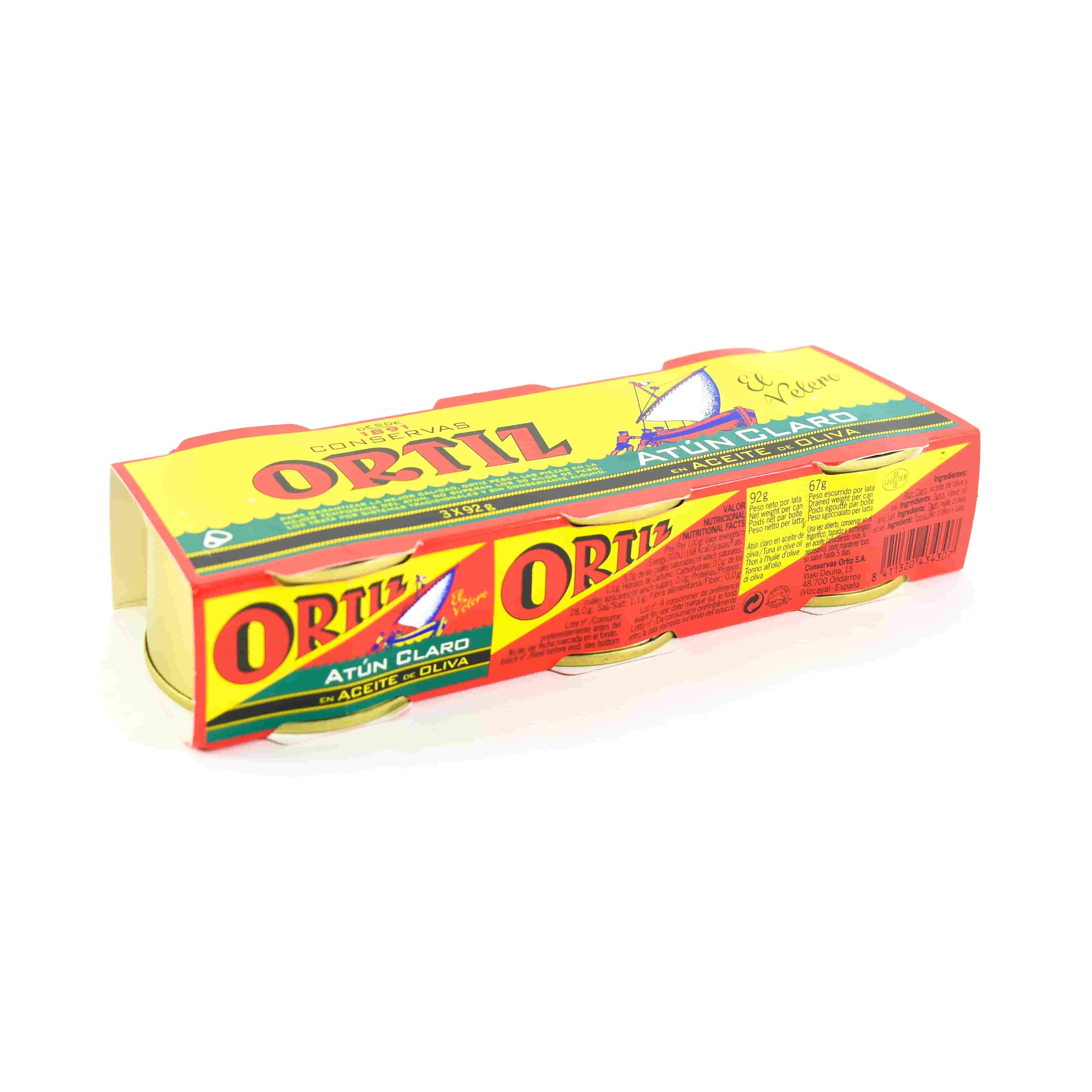 Ortiz Yellowfin Tuna in Olive Oil, 3 x 92g Multipack - Image 2