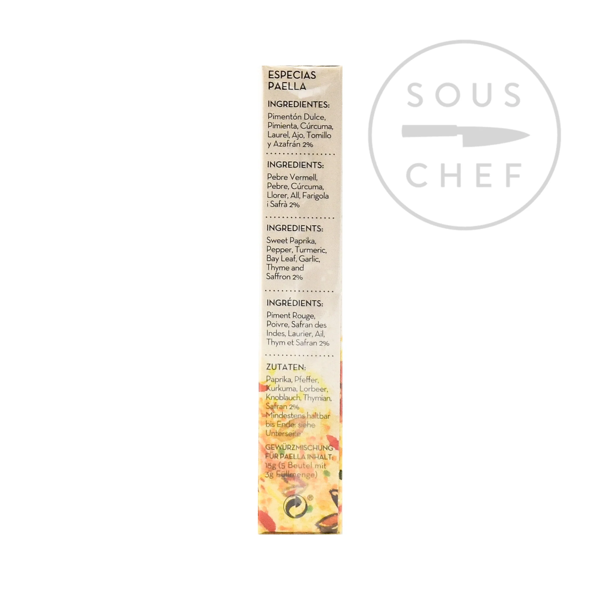 Paella Seasoning Sachets, 5 x 3g - Image 3