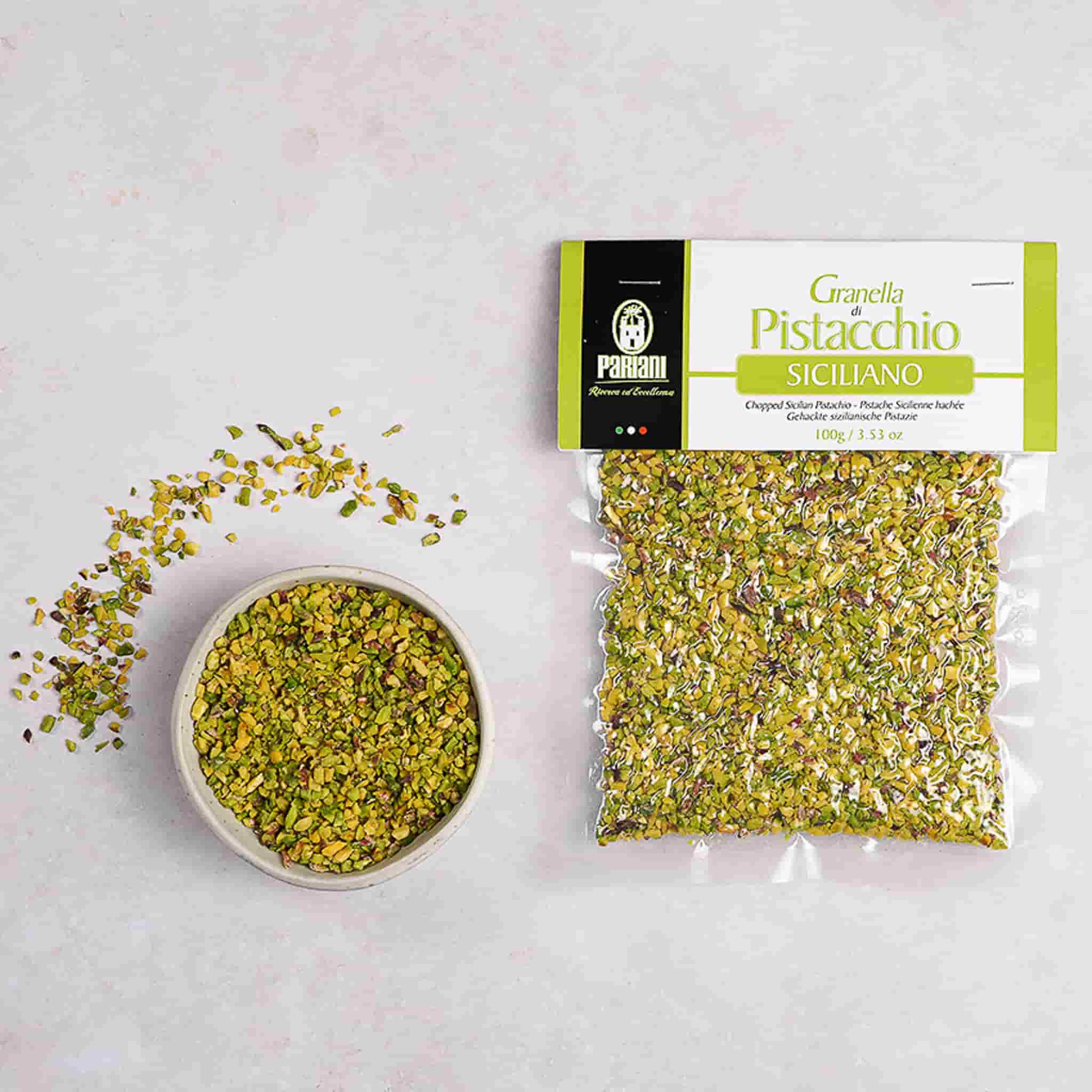 Pariani Chopped Sicilian Pistachio, 100g - Image 2