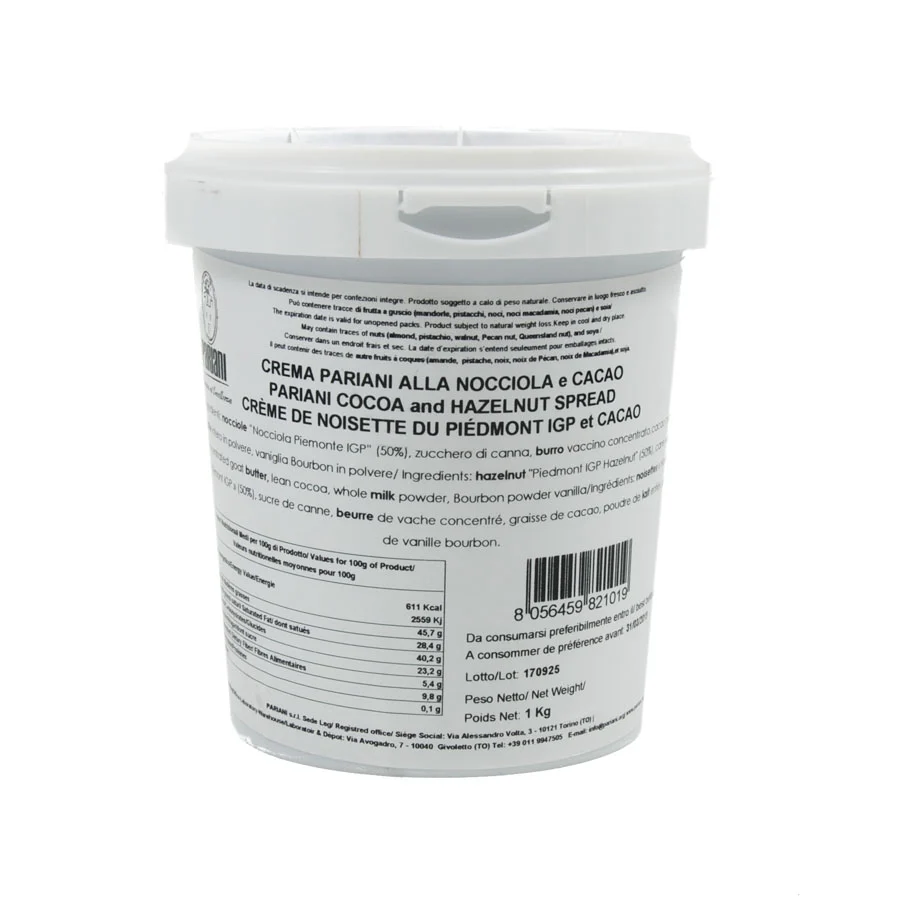 Italian Hazelnut Gianduja Paste, 1kg