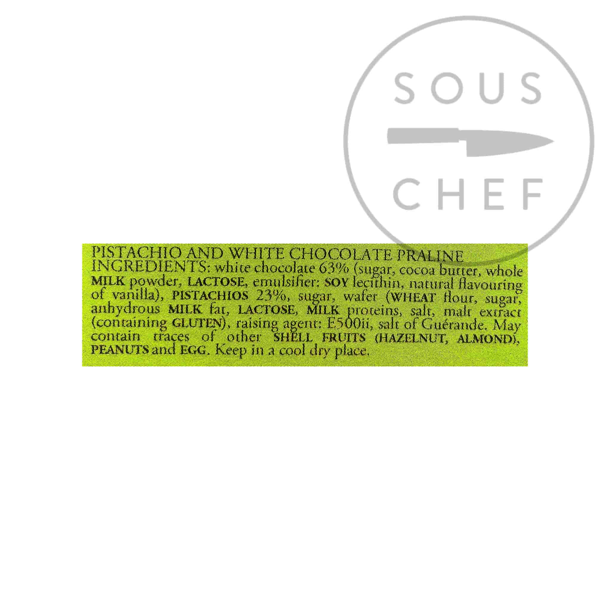 Pariani Pistachio and White Chocolate Pralines, 100g - Image 3
