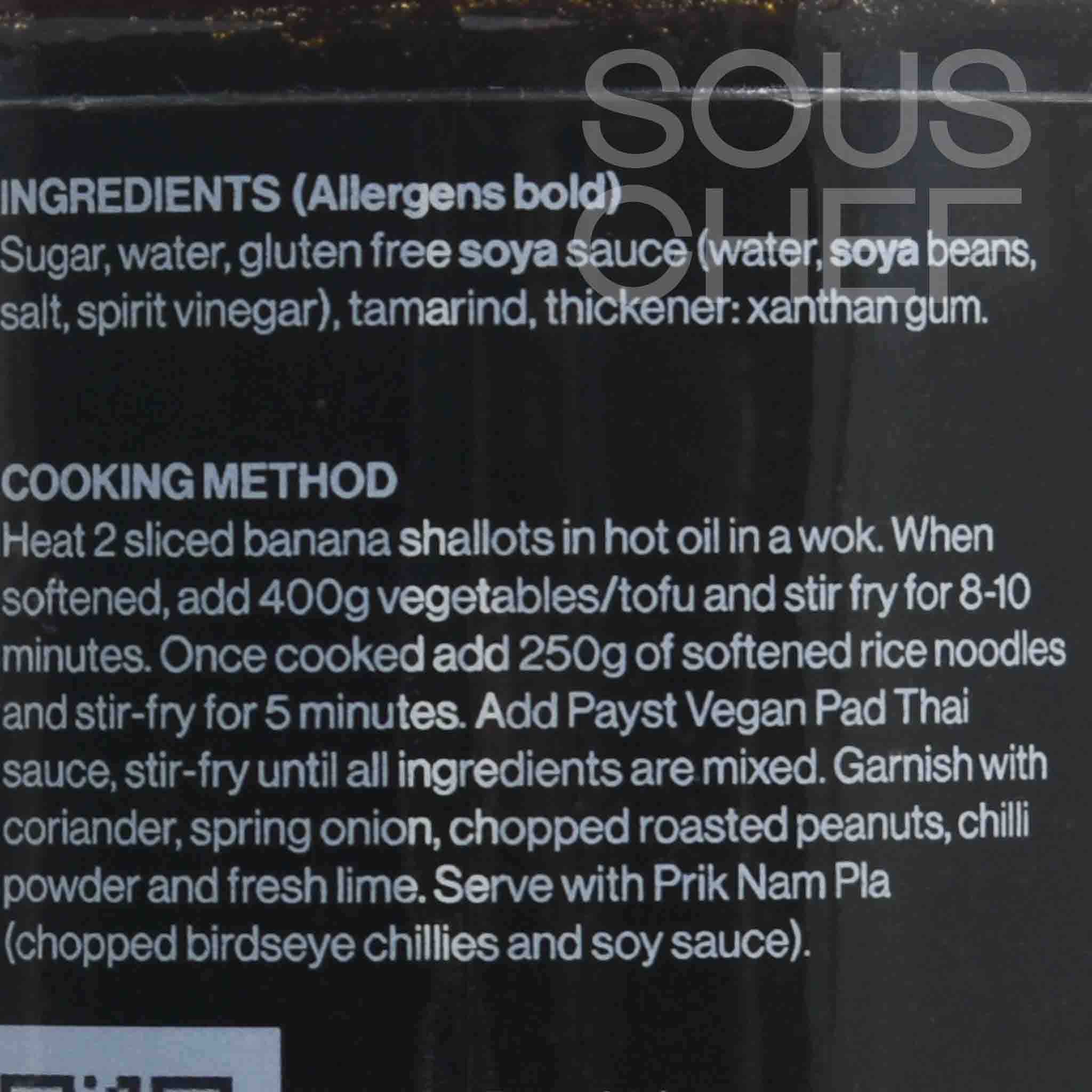 Payst Vegan Pad Thai Stir Fry Sauce, 190ml - Image 3