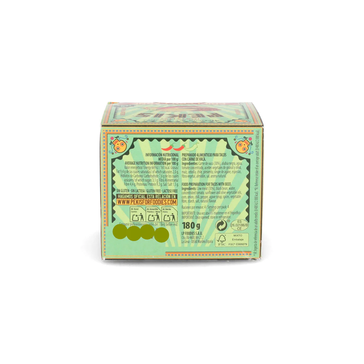 Pekis Chili Con Carne Taco Filler, 180g - Image 4