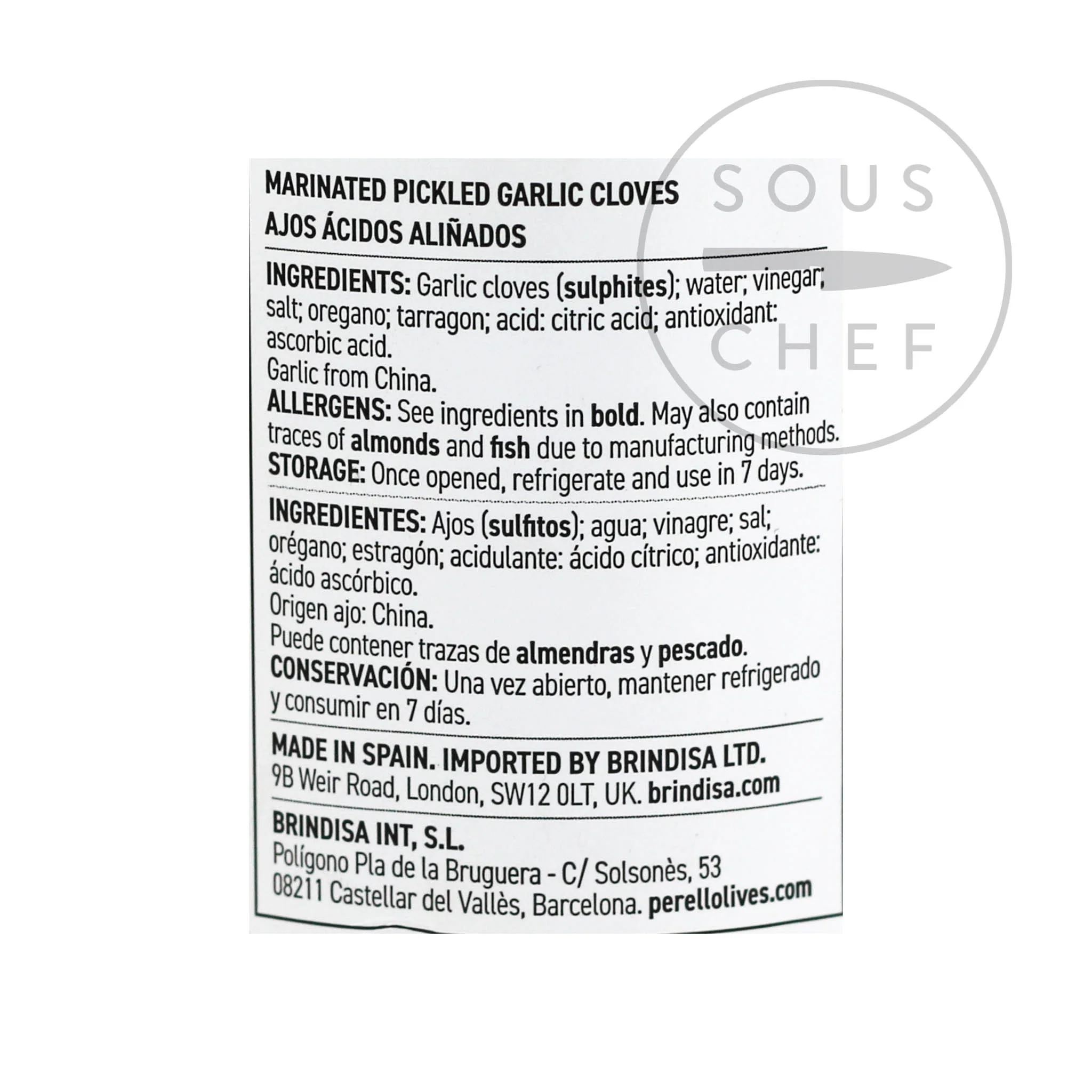 Perello Pickled Garlic, 235g - Image 2