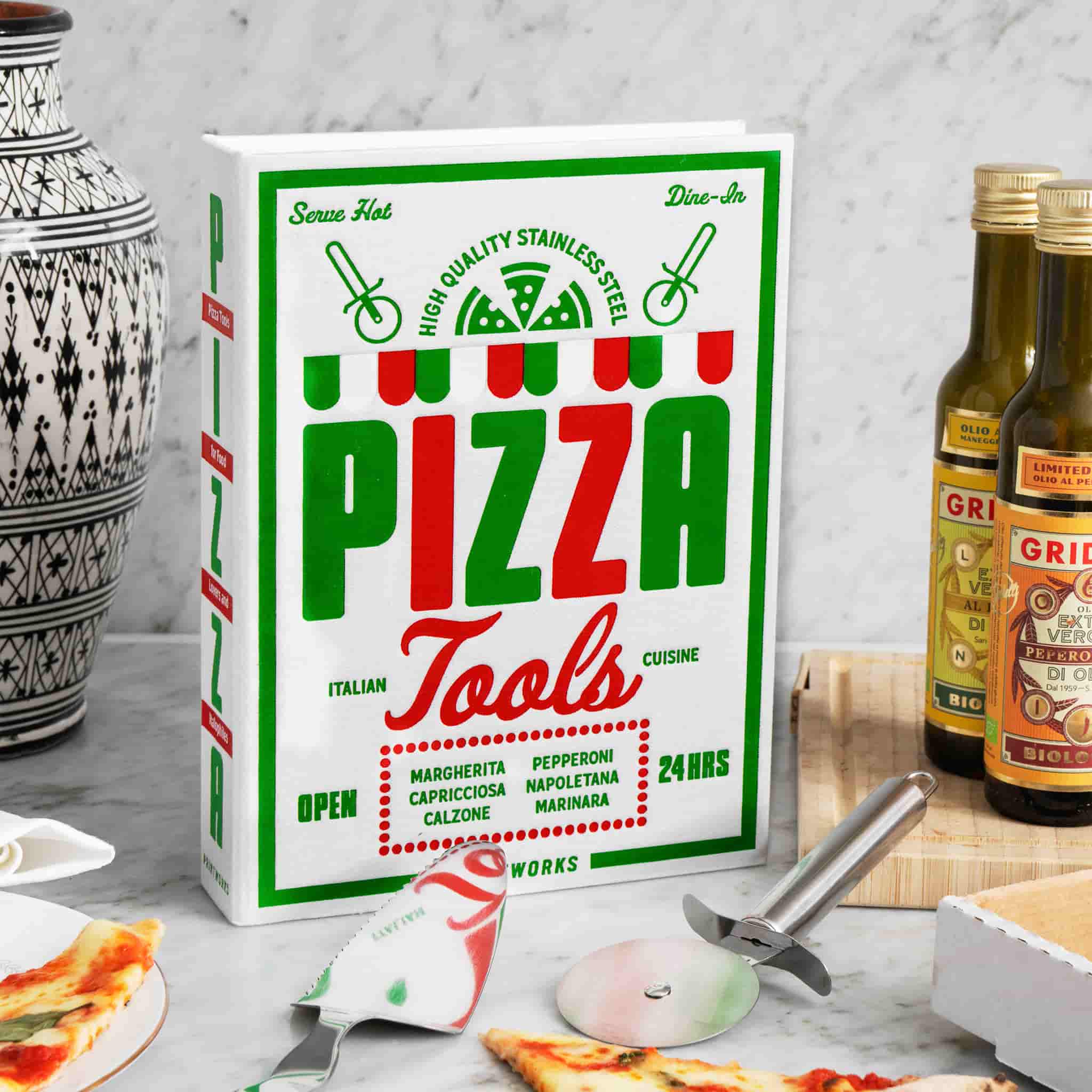 Pizza Lover Pizza Tool Set in Gift Box - Image 4