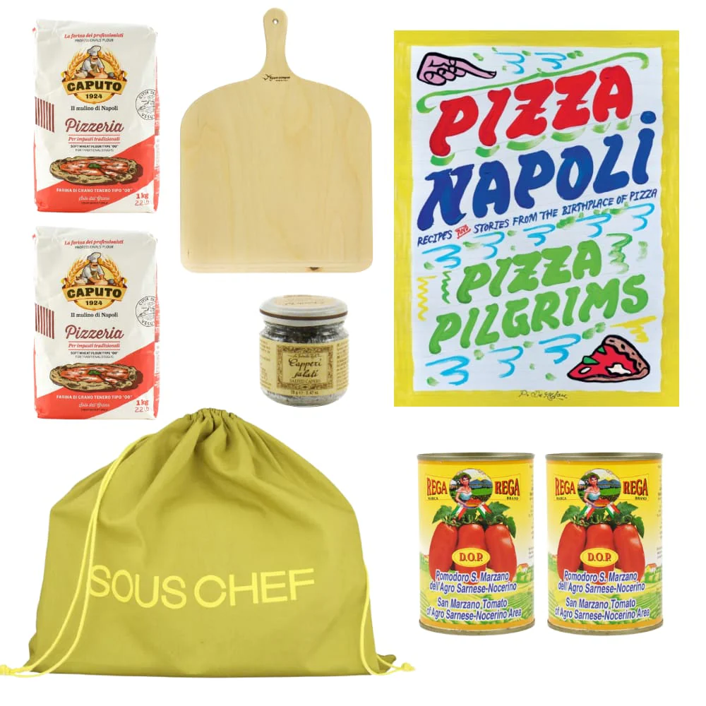 Pizza Pilgrims Pizza Napoli Cookbook & Ingredients Set