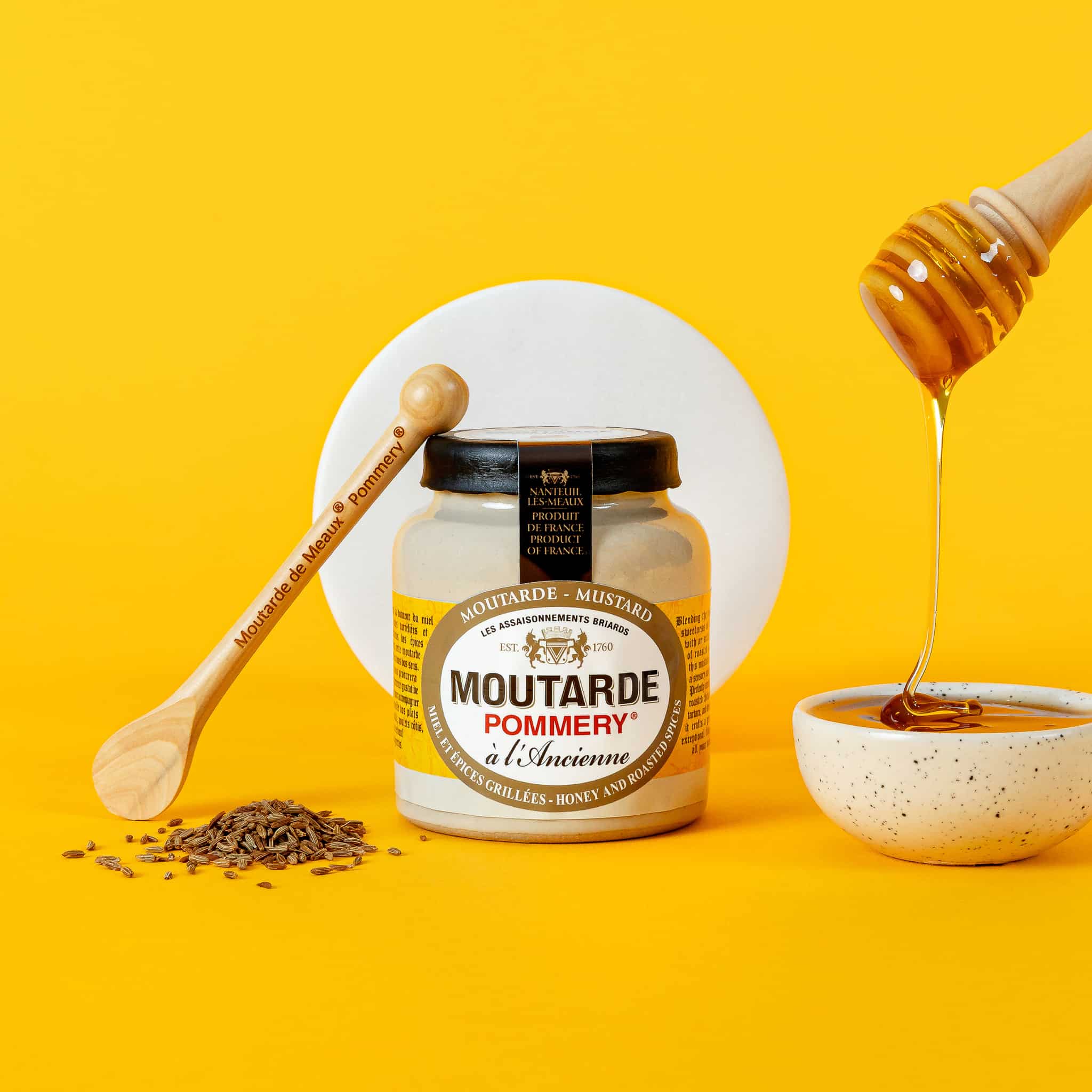Pommery Honey Mustard with Roasted Spices, 100g - Image 3
