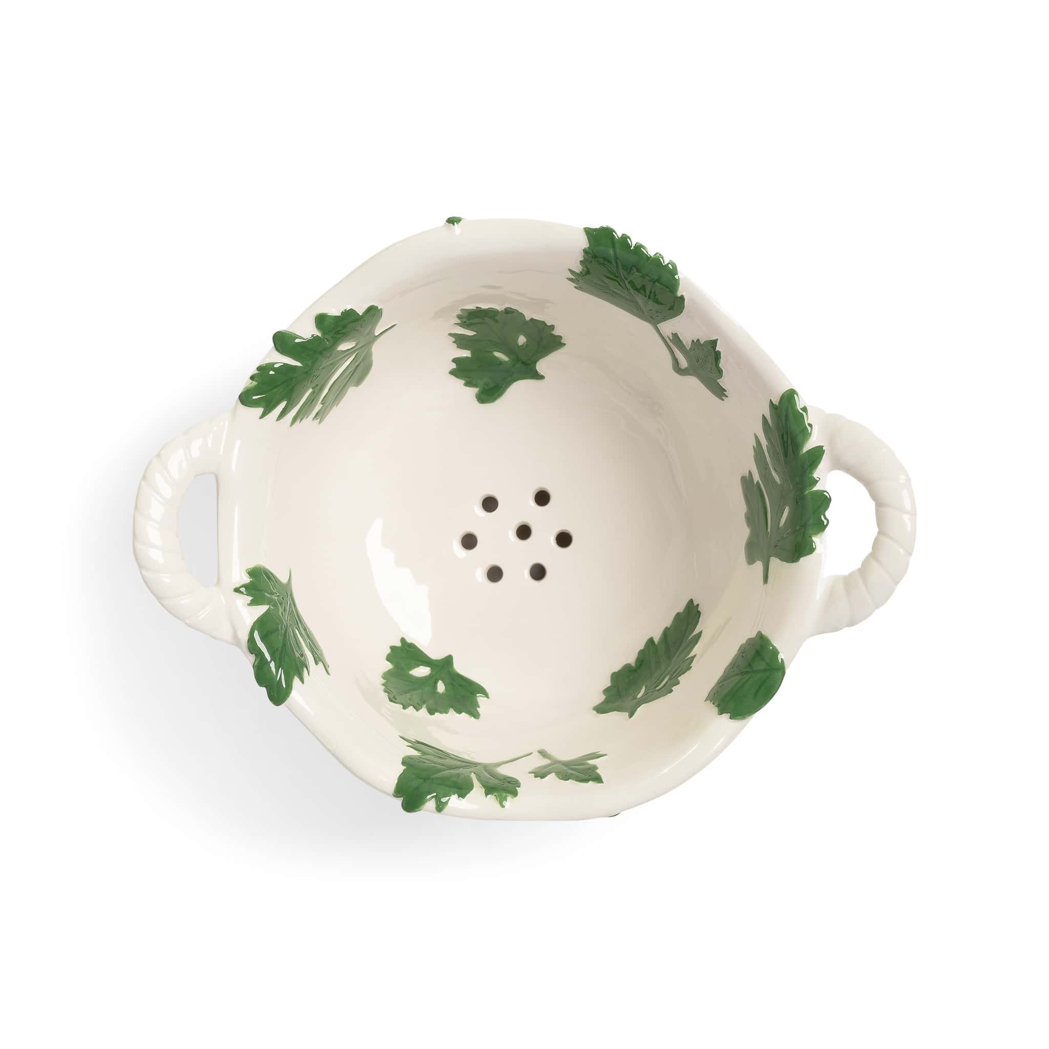 Porcelain Parsley Colander, 19.5cm - Image 2