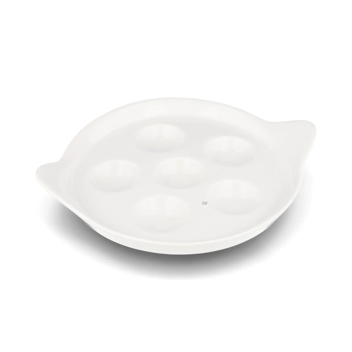 Porcelain Snail Platter with 6 Compartments