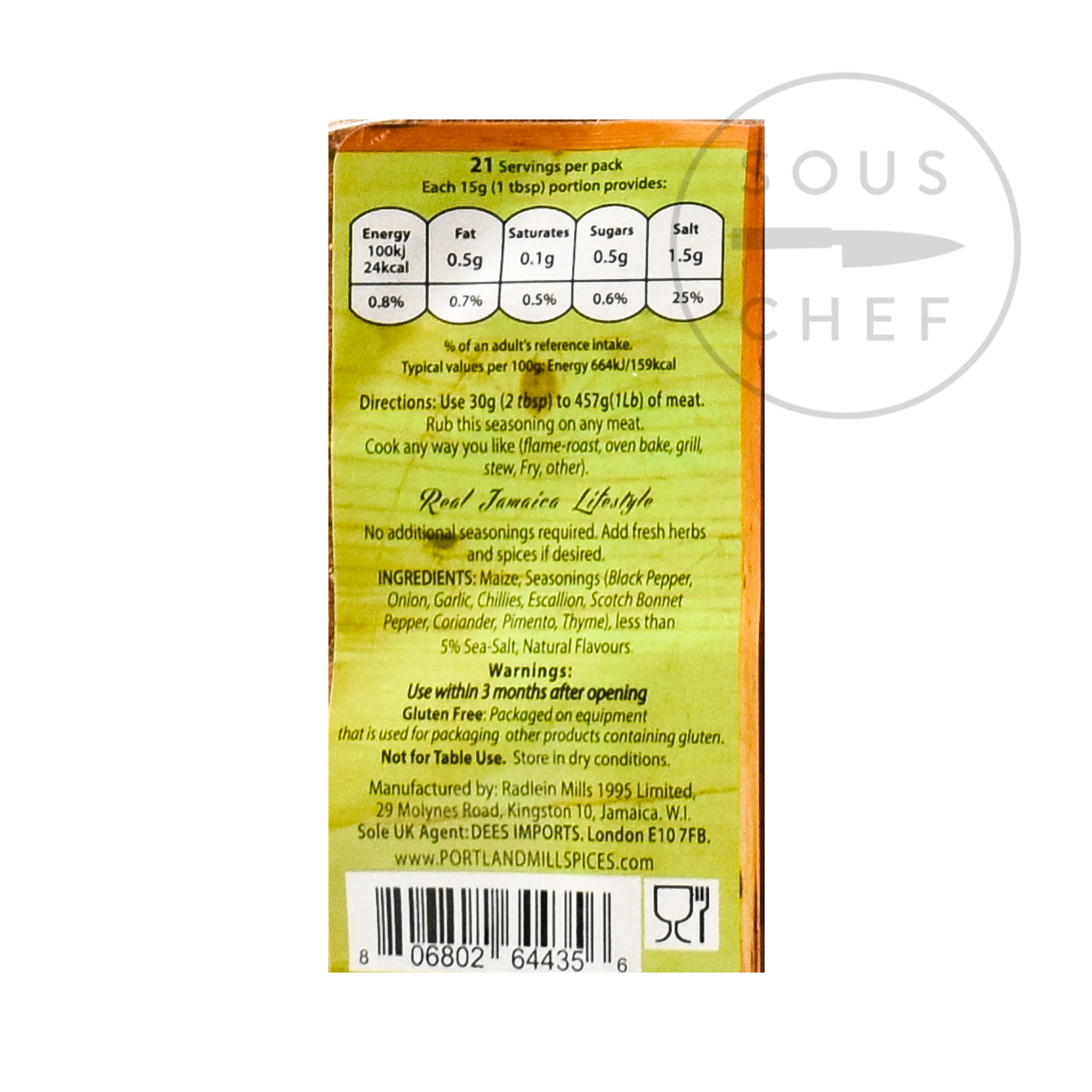 Portland Jamaican All Purpose Seasoning, 250g - Image 2