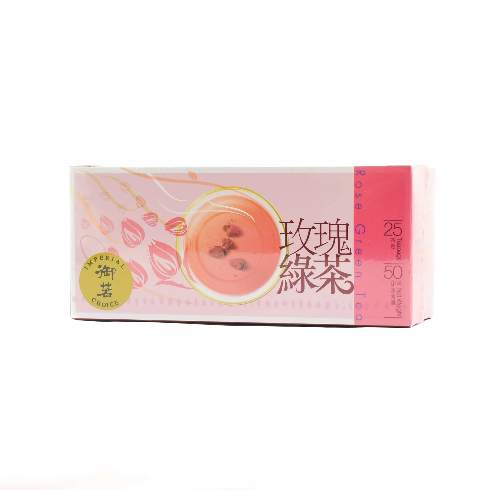 Premium Rose Green Tea, 25 Sachets